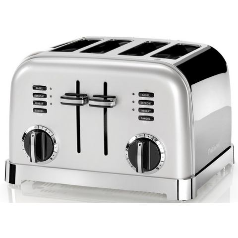 Cuisinart Broodrooster 4 Sleuven Style Zilver