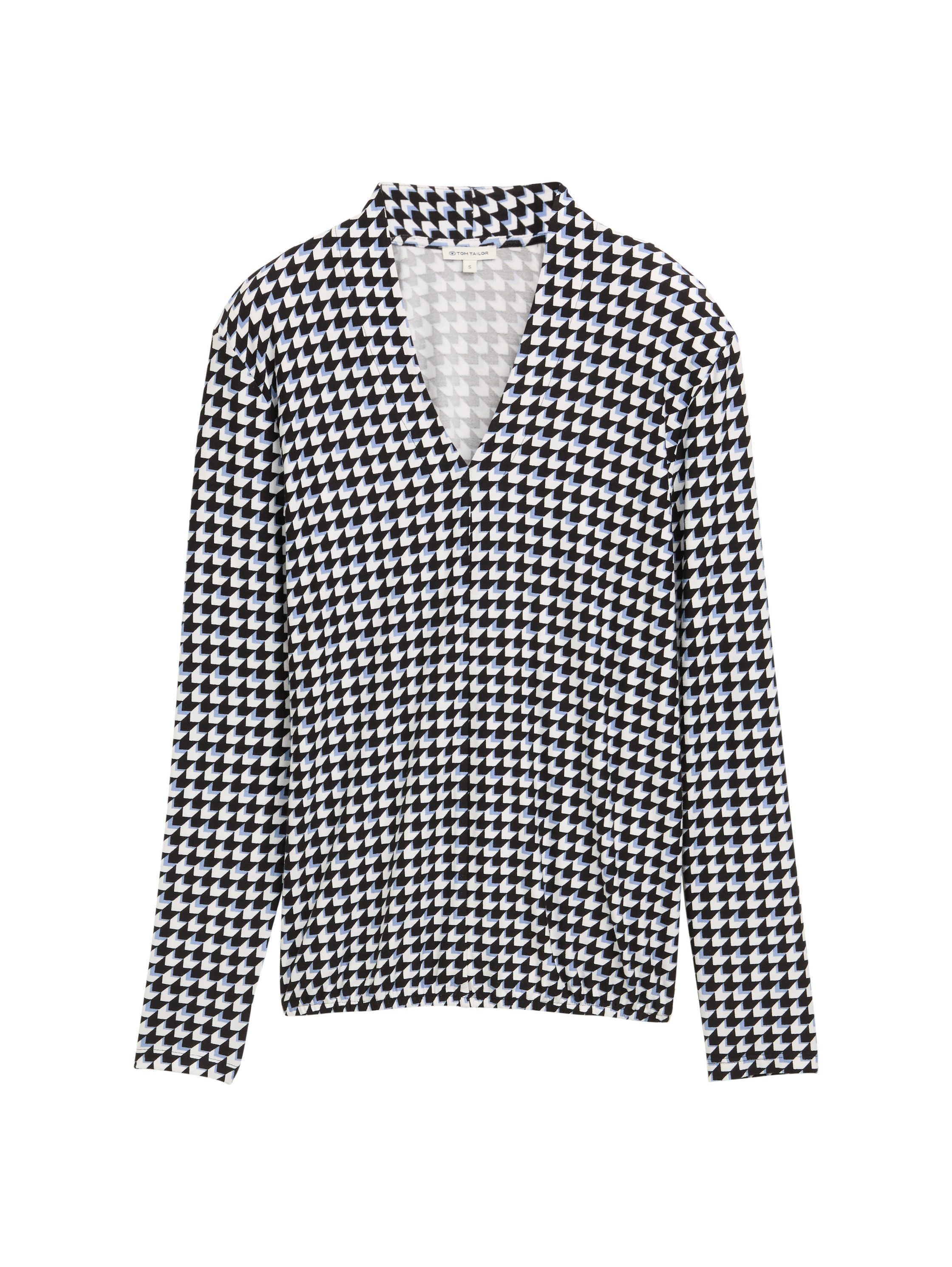 Tom Tailor Shirt met lange mouwen met print all-over