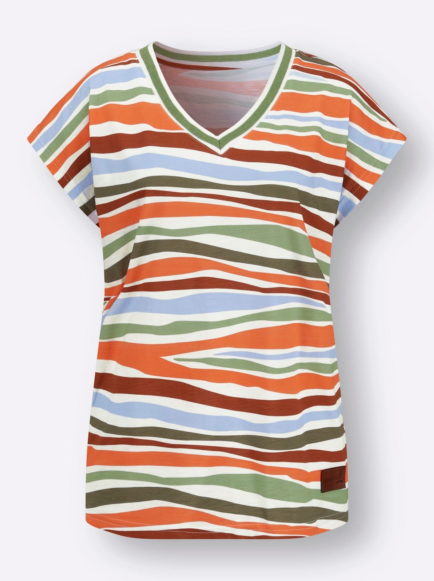 Casual Looks Shirt met print Shirt (1-delig)