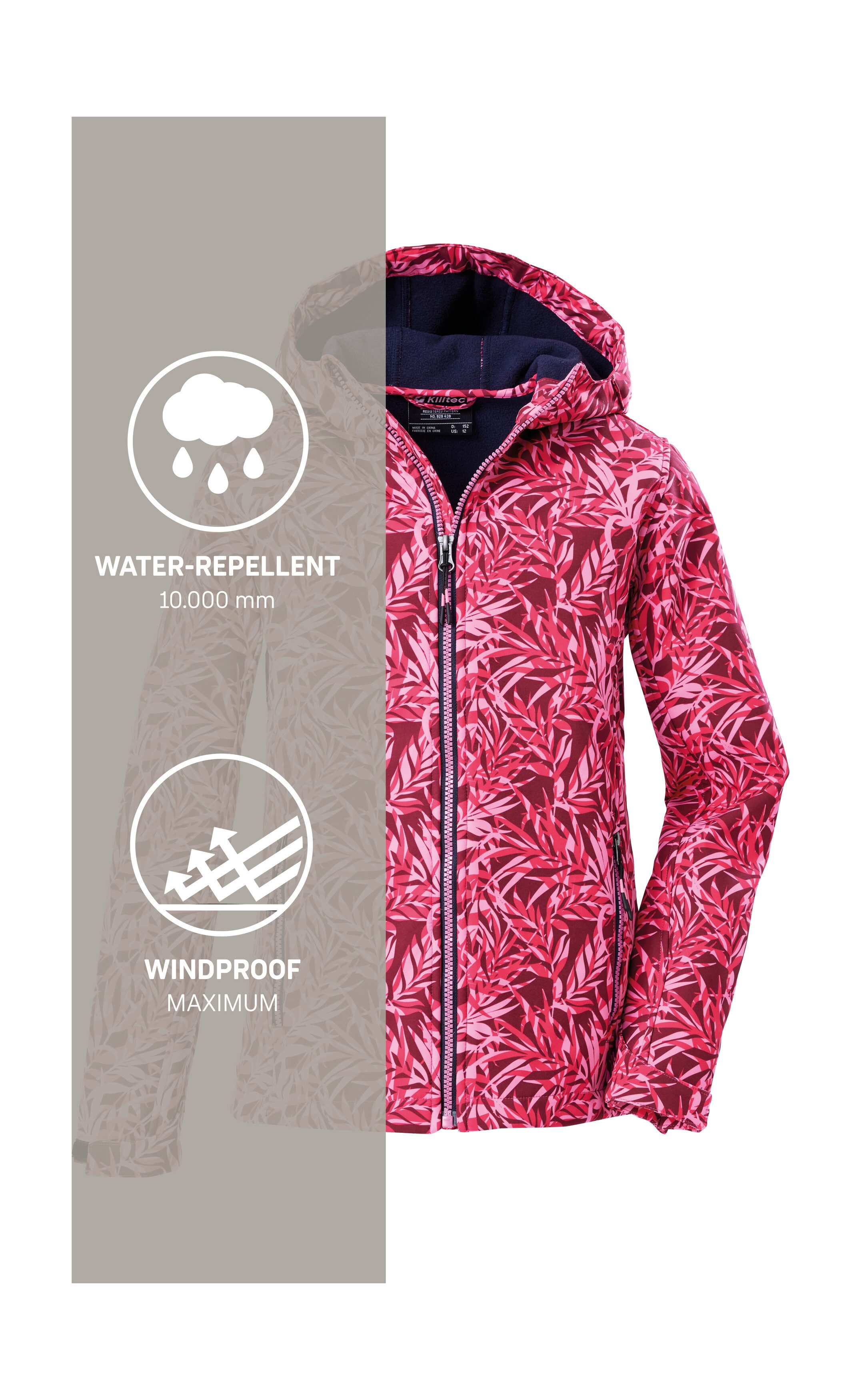 Killtec Softshell-jack Meisjes Softshell-jack Print