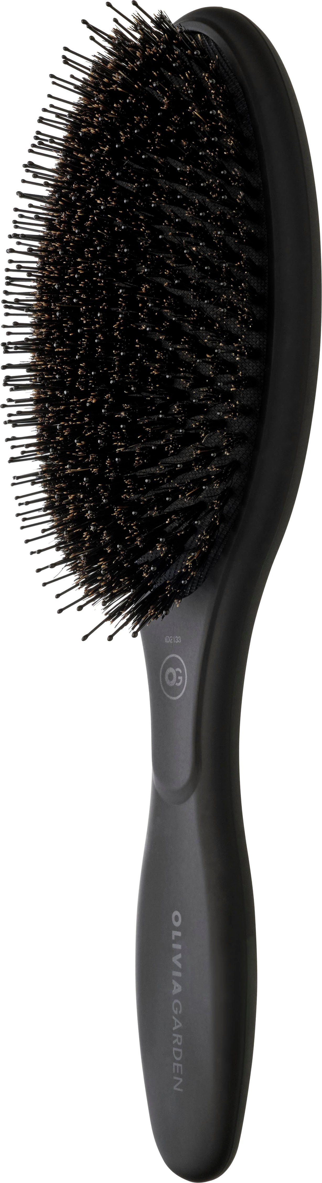 OLIVIA GARDEN Haarborstel EXPERT CARE OVAL Boar & Nylon Bristles Black Label