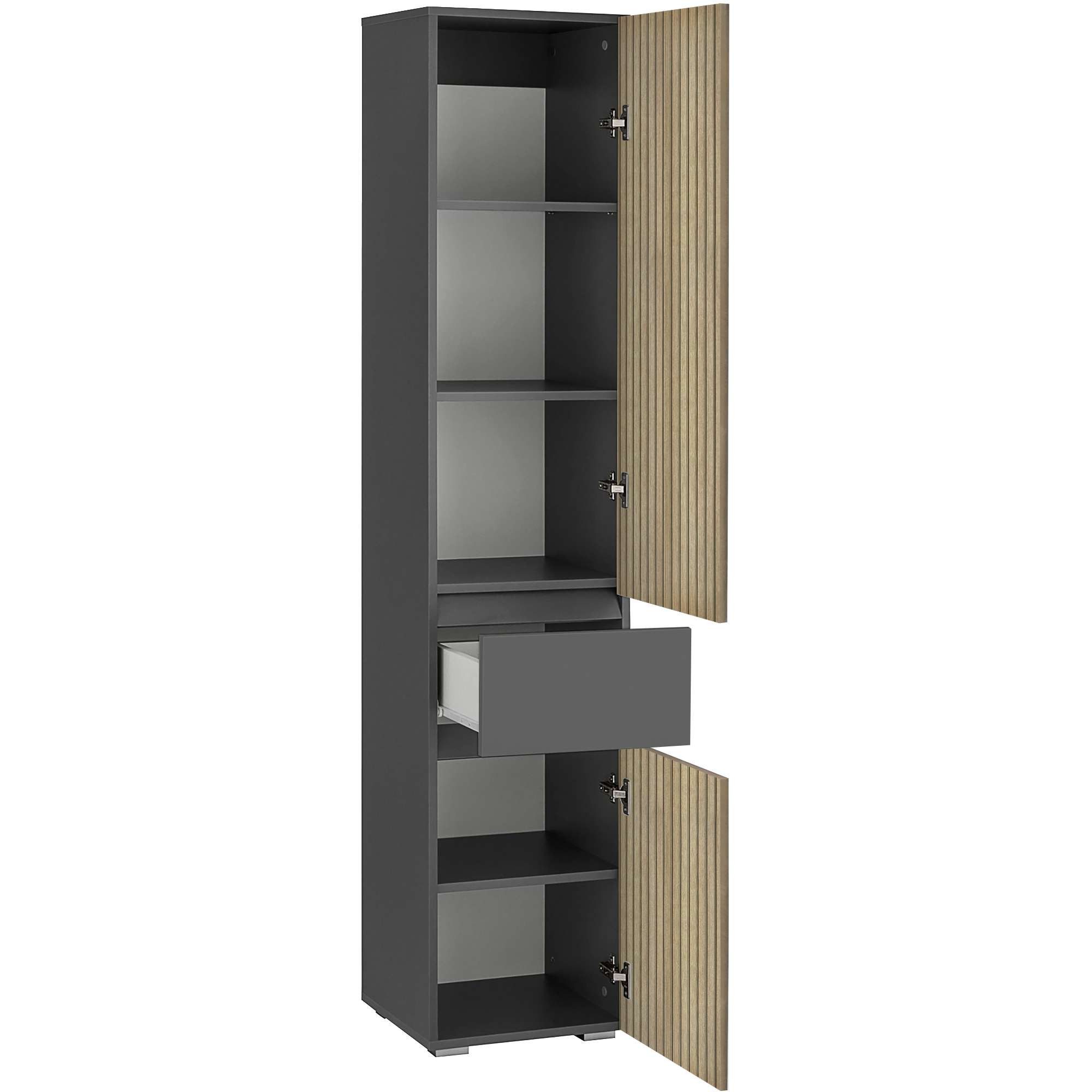Home affaire Hoge kast Wisla Hoogte 180 cm, met deuren & lade