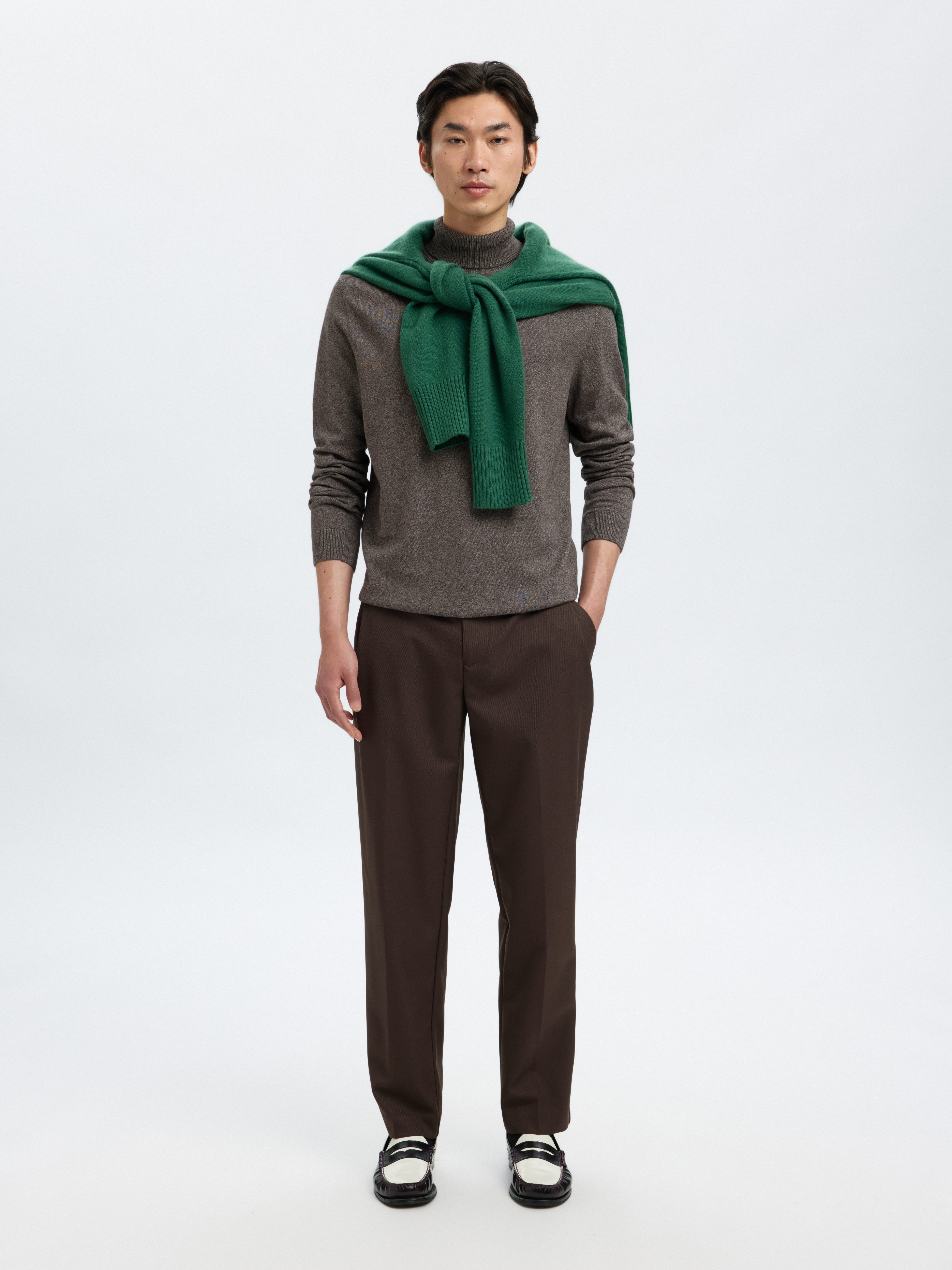 SELECTED HOMME Coltrui SLHZREG-KRIS KNIT ROLL NECK