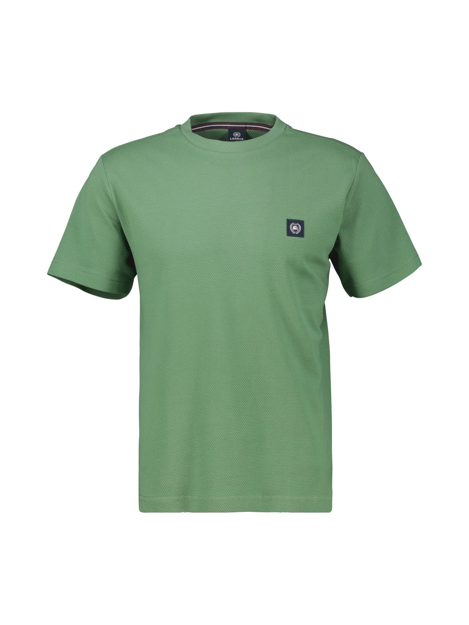 Lerros T-shirt LERROS piqué heren T-shirt in grote maten heren t-shirts maat 4XL groen