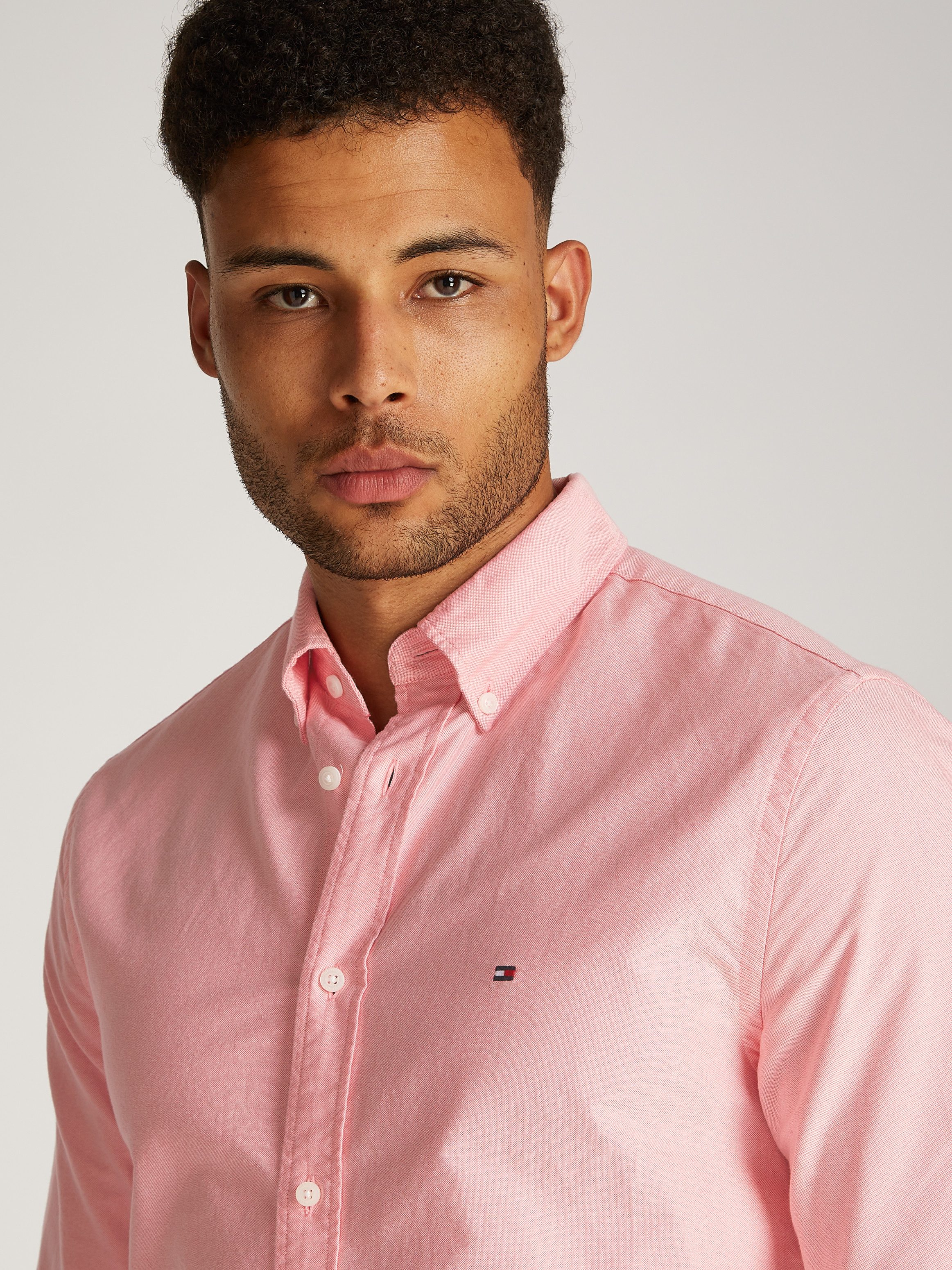 Tommy Hilfiger Overhemd met lange mouwen SOLID HERITAGE OXFORD RF SHIRT