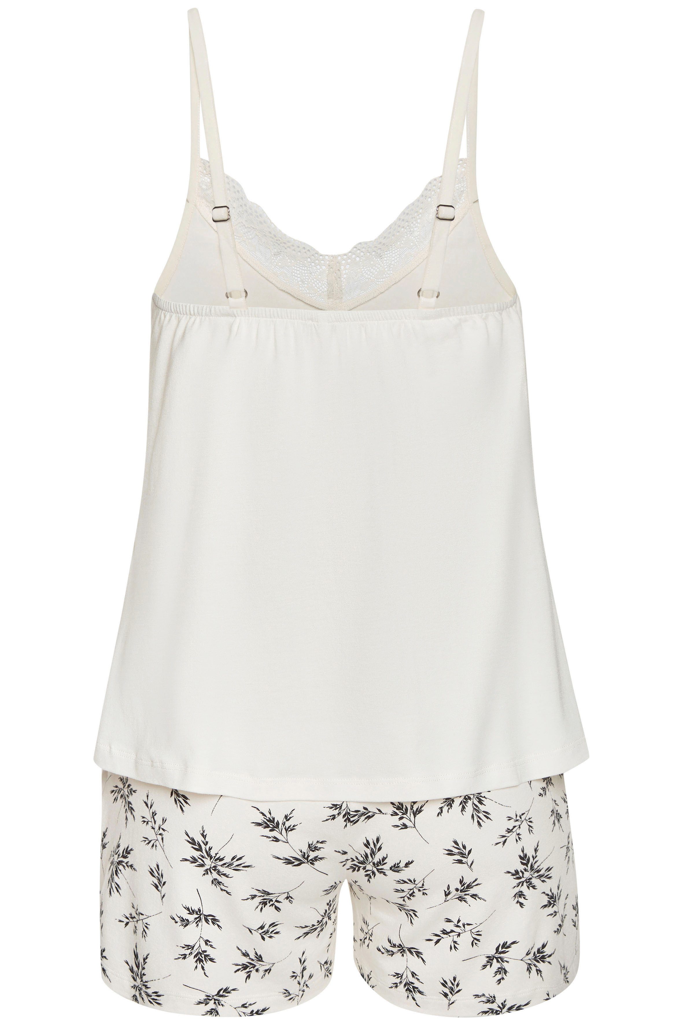 Vivance Dreams Shortama met mooie kantdetails (set, 2-delig)