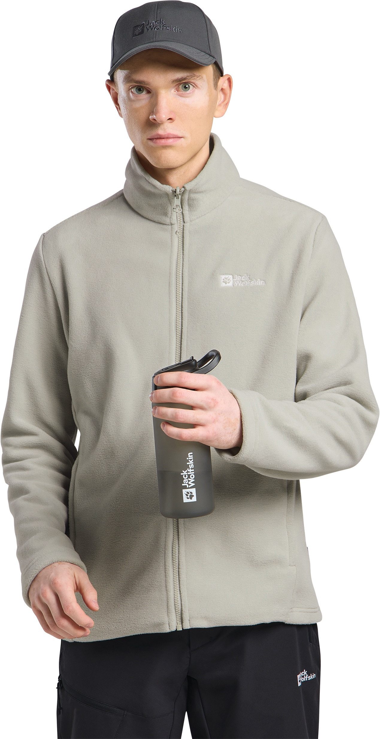 Jack Wolfskin Drinkfles SAIMA STRAW 0.7L koelboxen & thermosflessen grijs