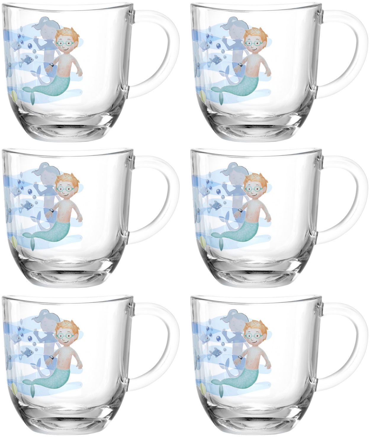 LEONARDO Kopje Zee BAMBINI AVVENTURA (set, 6-delig) koffie & thee multicolor