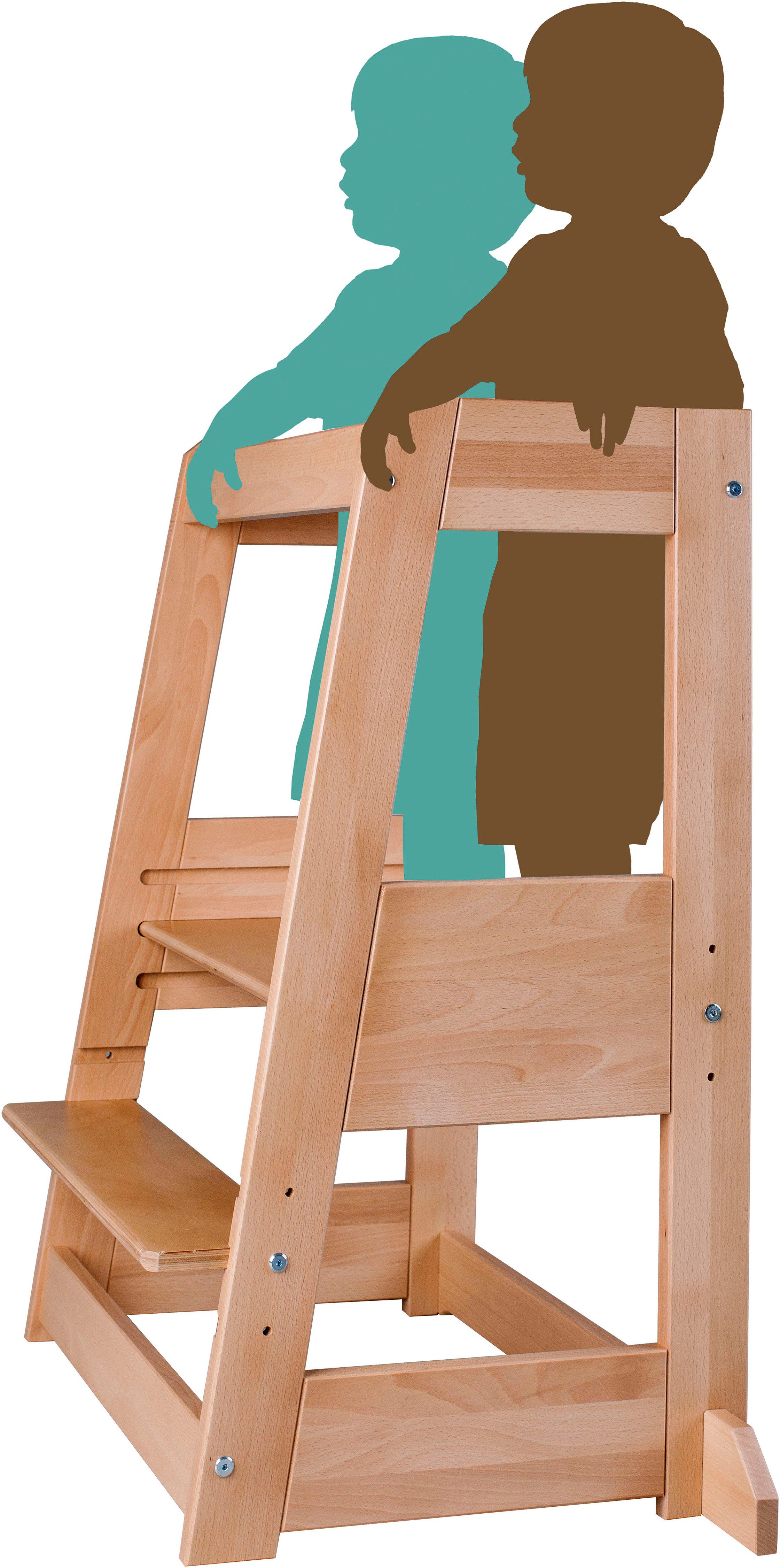 tiSsi® Stahulp Tweeledige leertoren, natuur