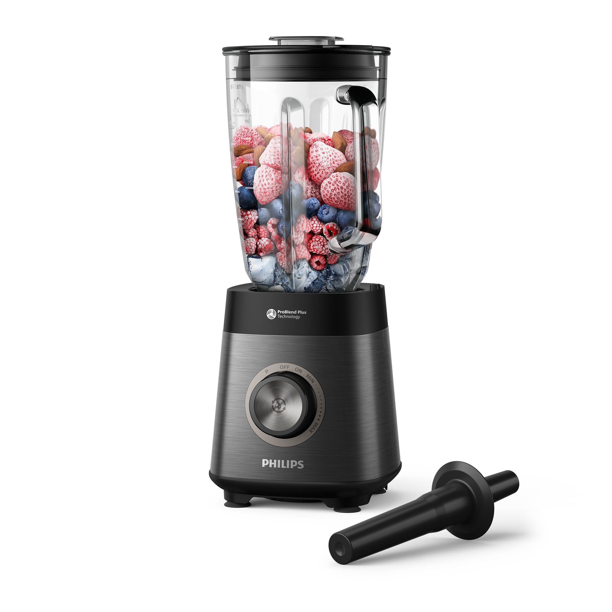 Philips Blender HR3040/00 5000 Series, met ProBlend Plus-technologie 2-liter container en...