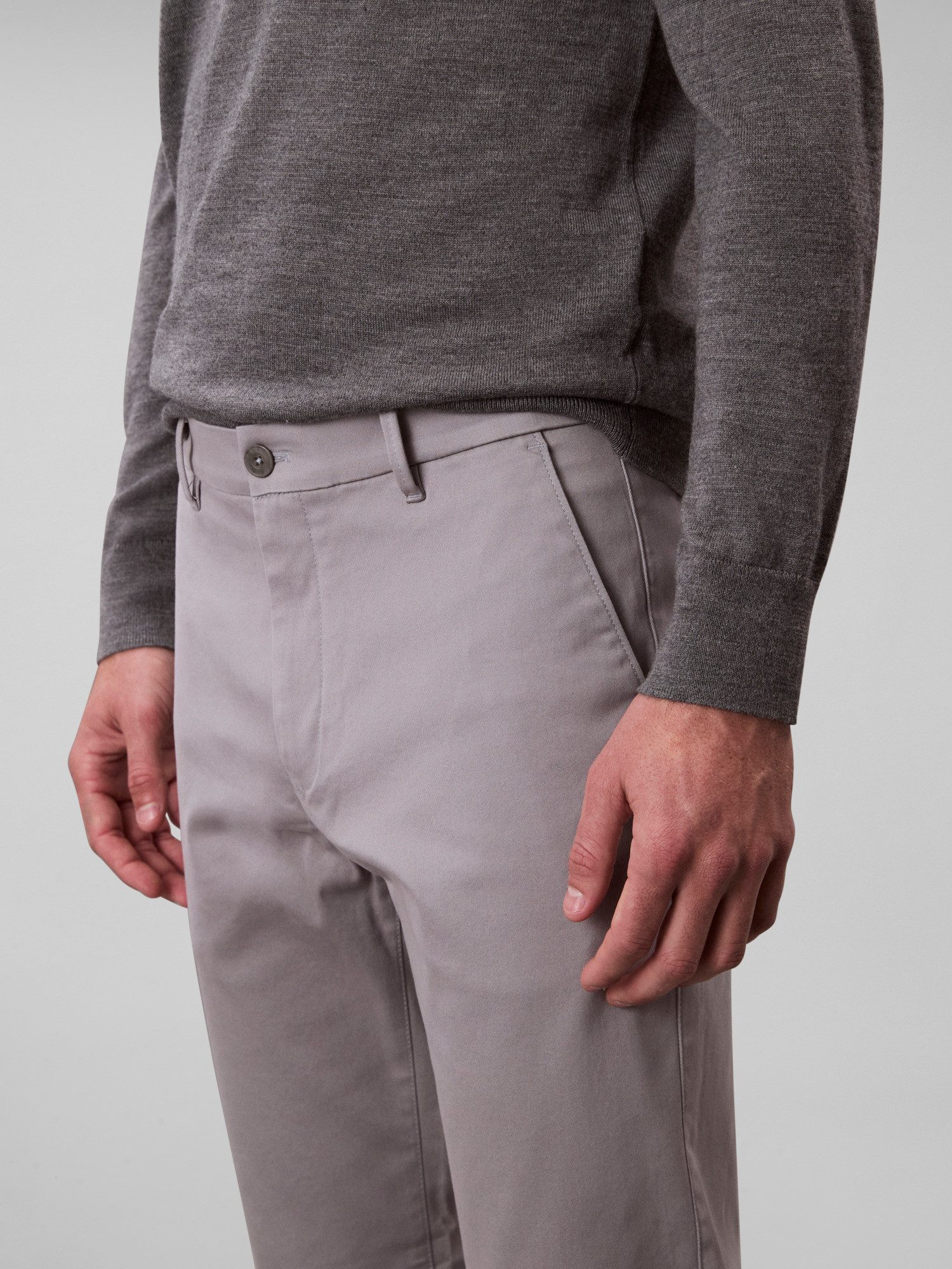 Calvin Klein Stoffen broek SLM CTTN STRTCH CHN