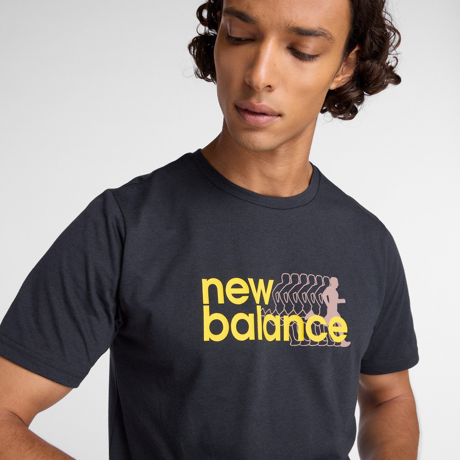 New Balance Trainingsshirt Heathertech Graphic T-Shirt 2 BLACK