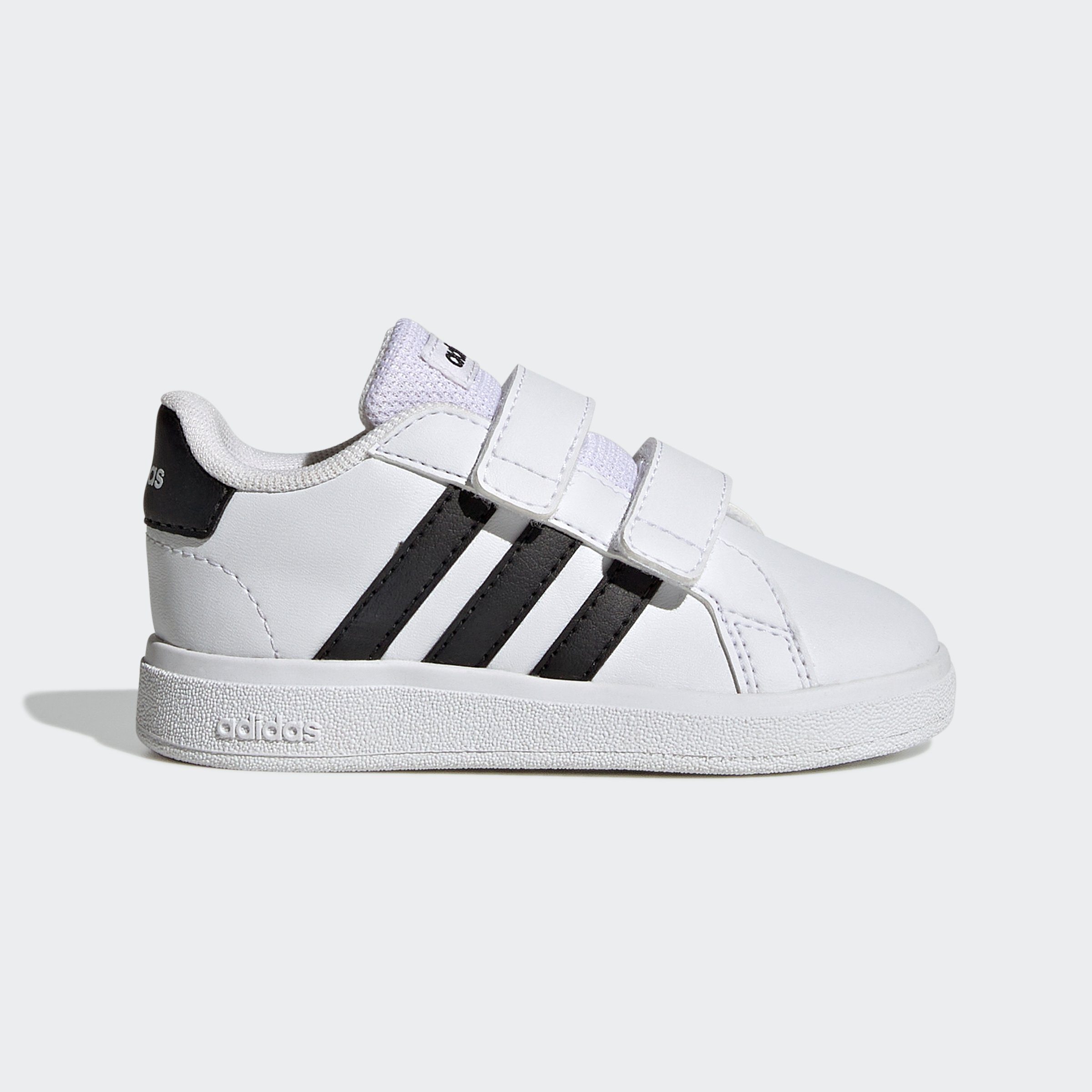 adidas Sportswear Sneakers GRAND COURT LIFESTYLE HOOK AND LOOP voor kinderen, ontwerp geïnspireerd door de adidas superstar
