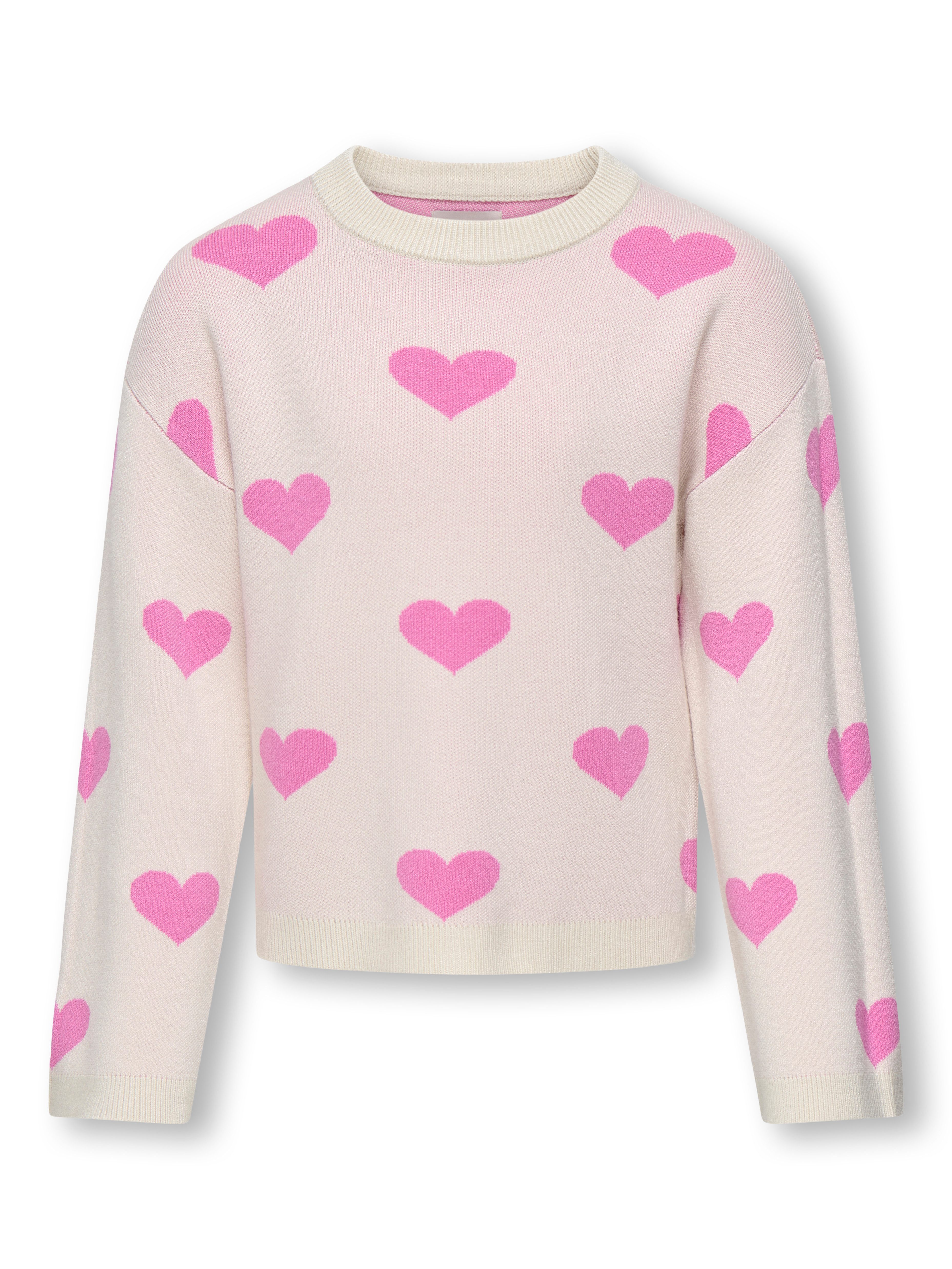 KIDS ONLY Trui met ronde hals KOGMONTANA LS JQ LOOSE O-NECK CP KNT