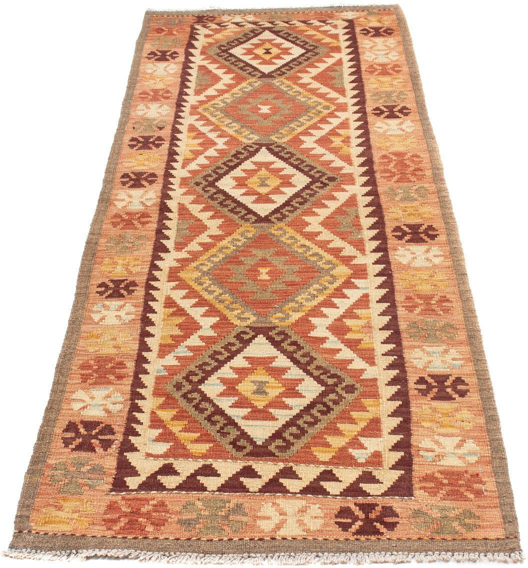 morgenland Loper Kelim medaillon beige 204 x 71 cm Oriëntaalse look