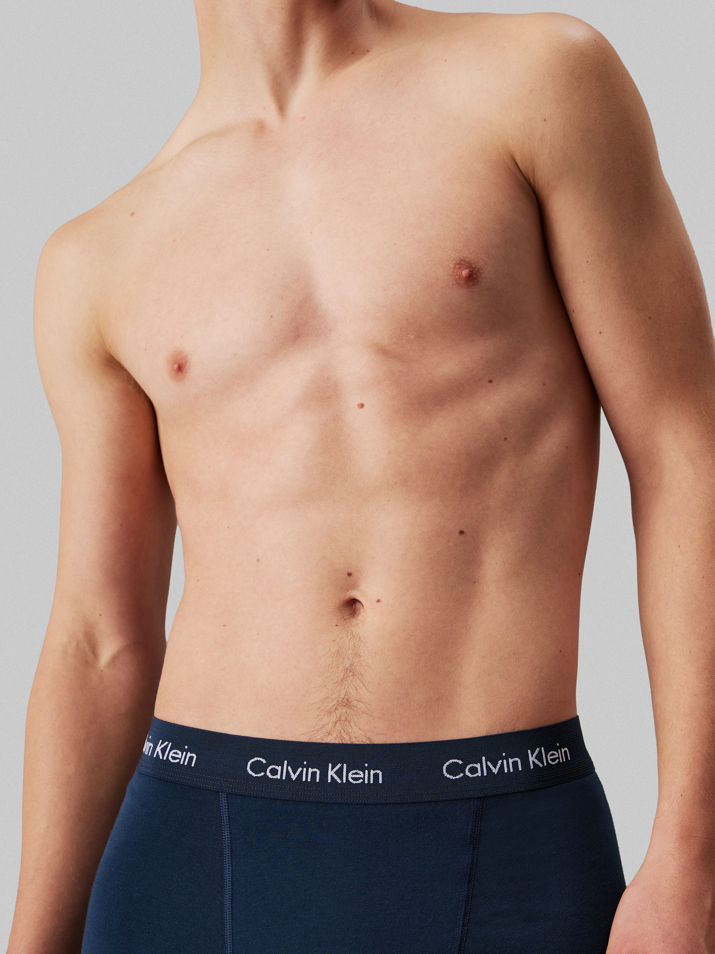 Calvin Klein Trunk 3PK met logo-elastische tailleband (3 stuks) (3 stuks)
