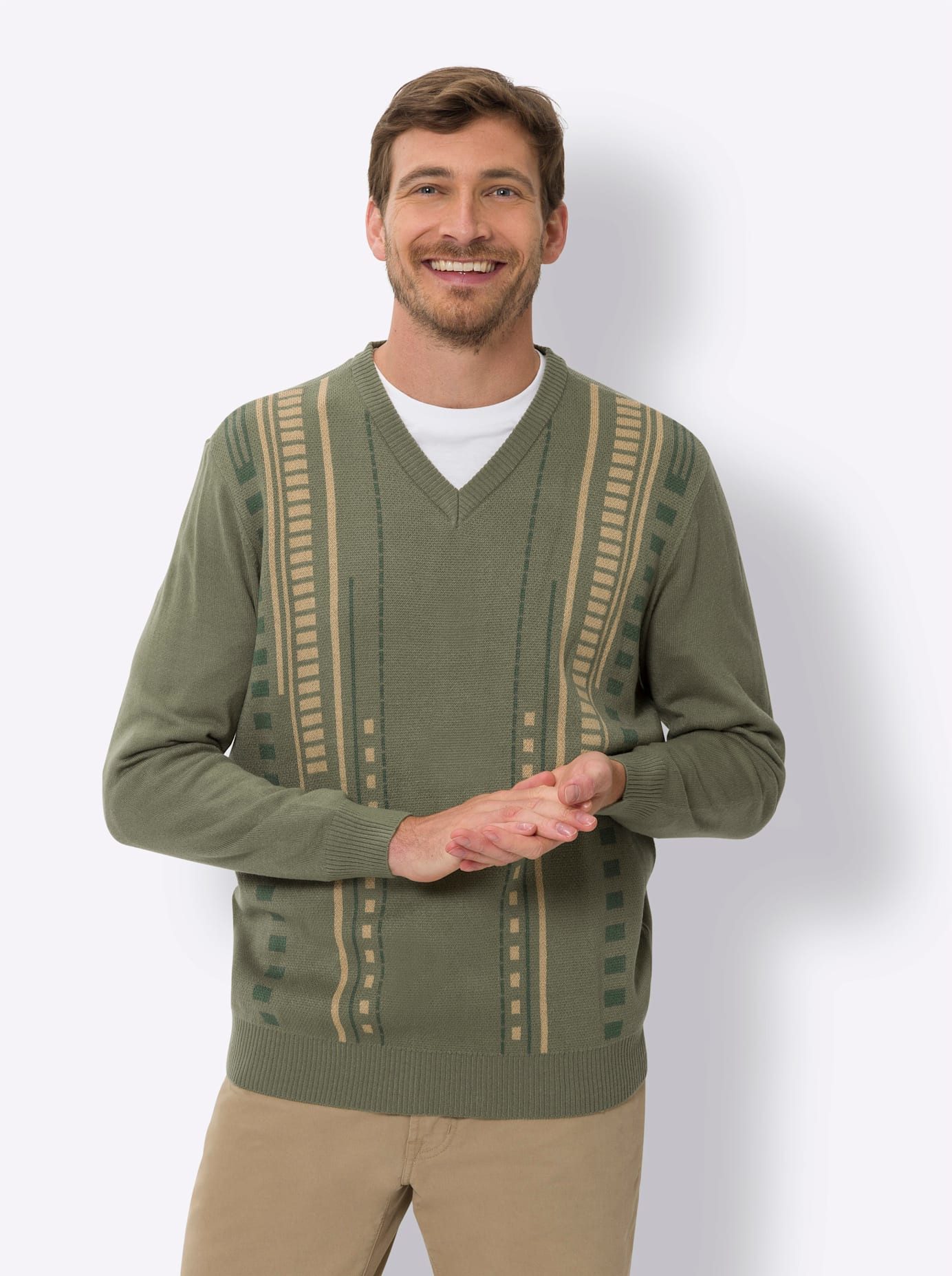 Classic Trui met V-hals Trui