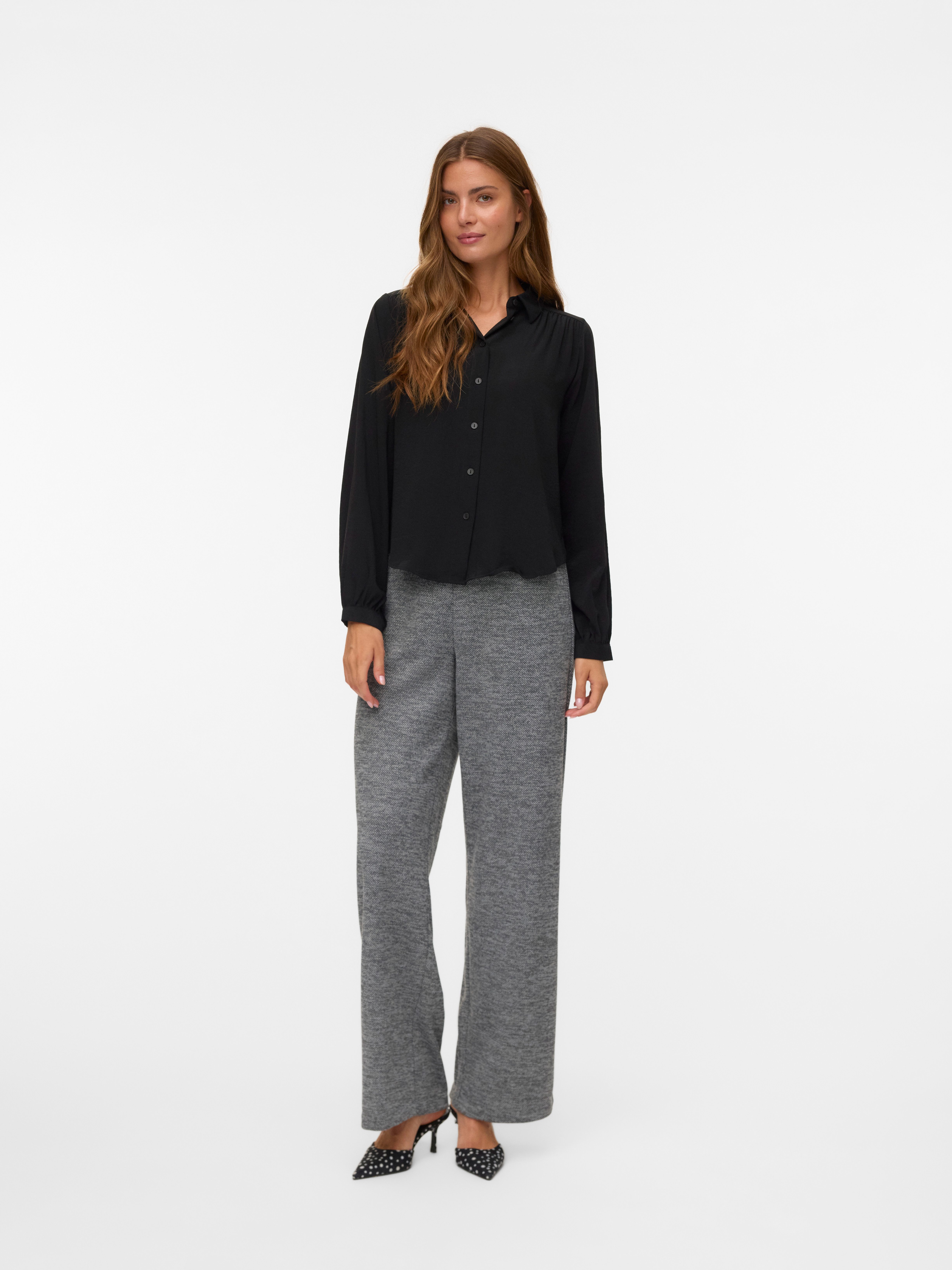Vero Moda Comfortbroek VMBERLIN MY MW WIDE PRINT PANT NOOS
