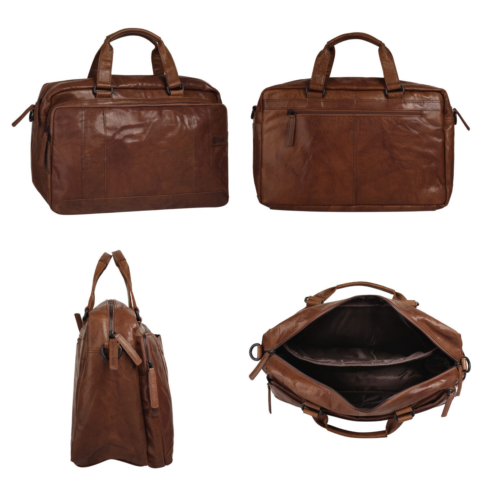 Spikes & Sparrow Reistas echt leder