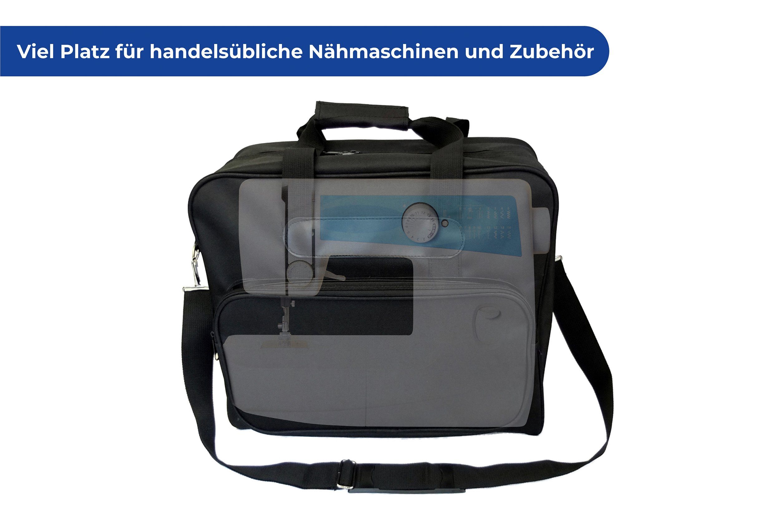 Maximex Naaimachinetas Zwart, 100% polyester