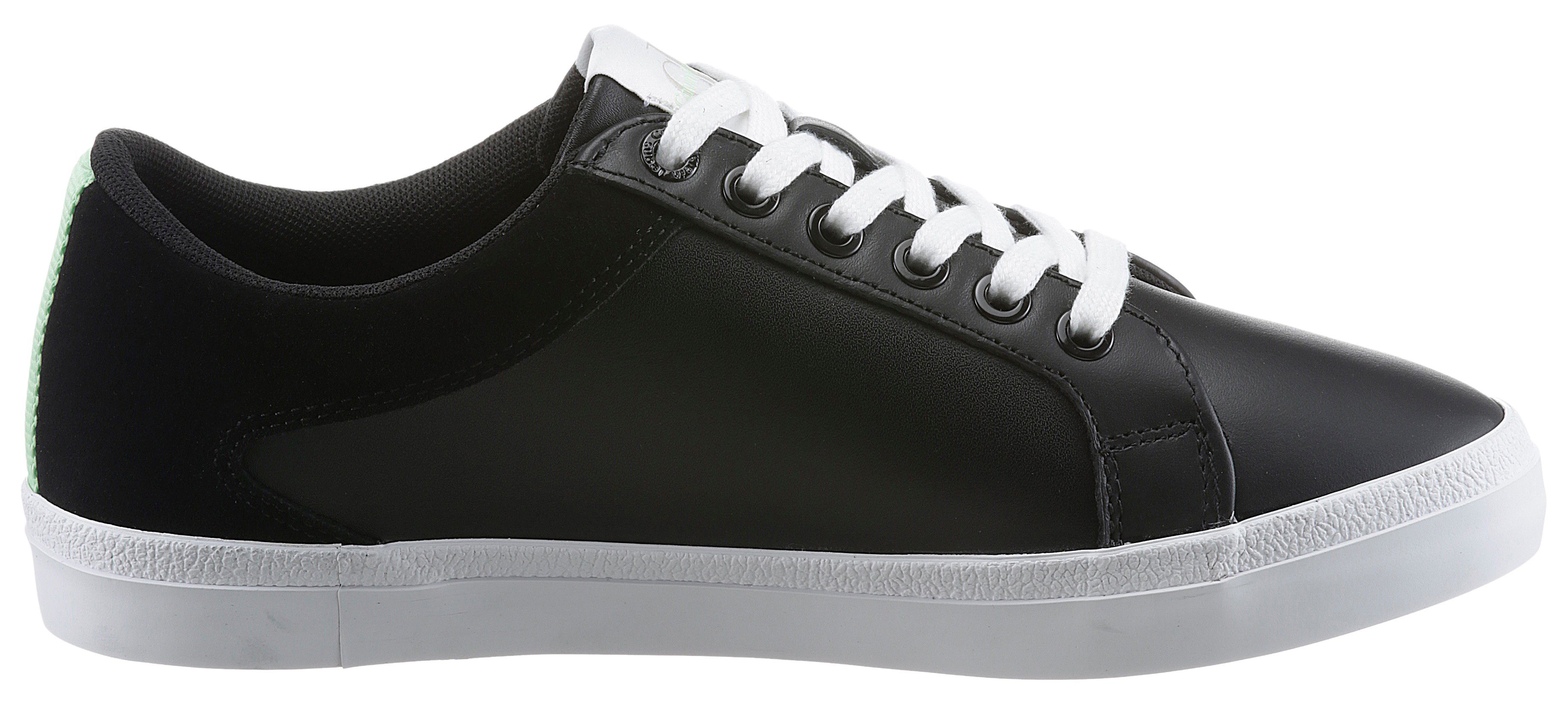 Calvin Klein Plateausneakers SUSAN 9LS Logo-opdruk op de loopzool, vrijetijdsschoen, lage schoen, veterschoen