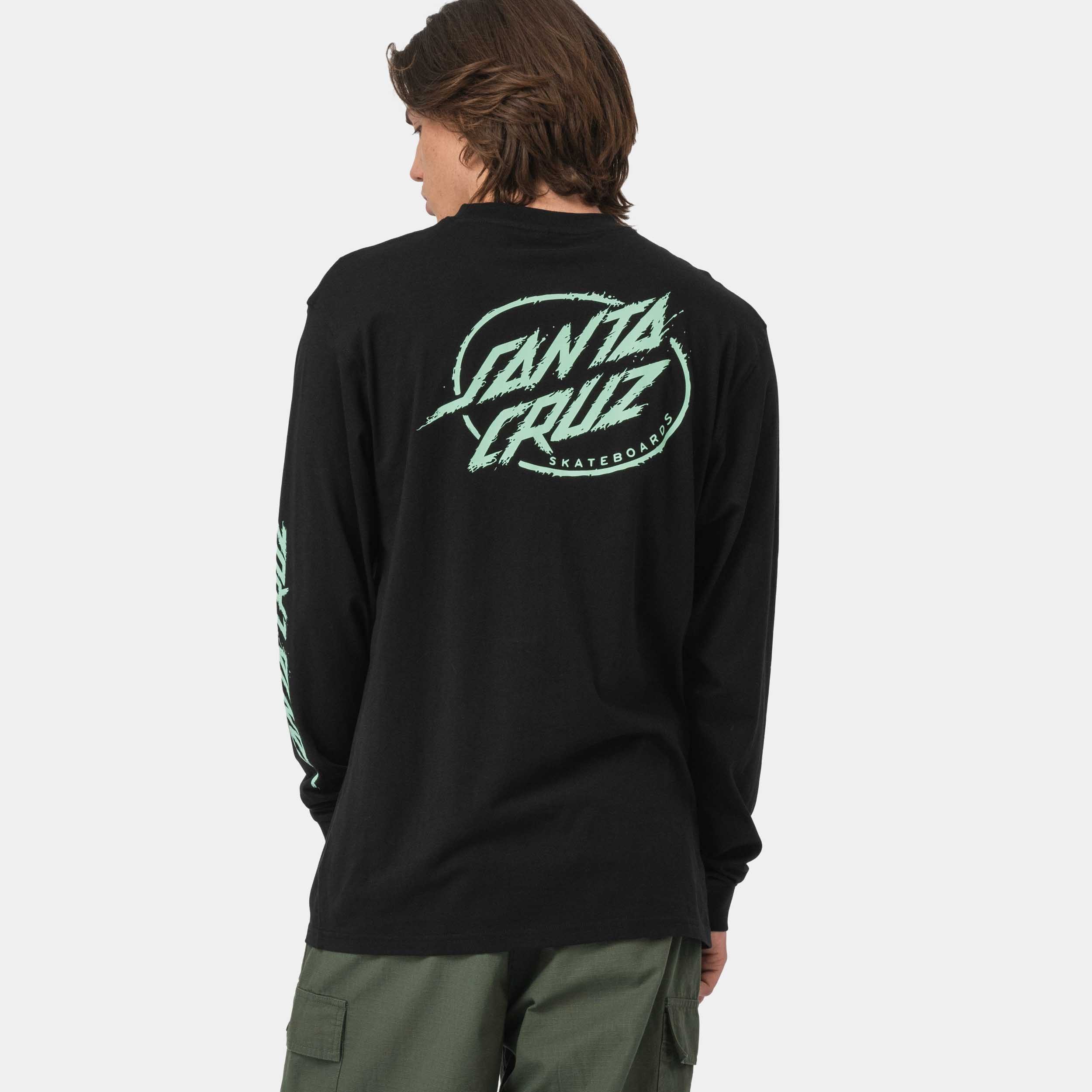 Santa Cruz Shirt met lange mouwen CYBER DOT LS T-SHIRT (1-delig)