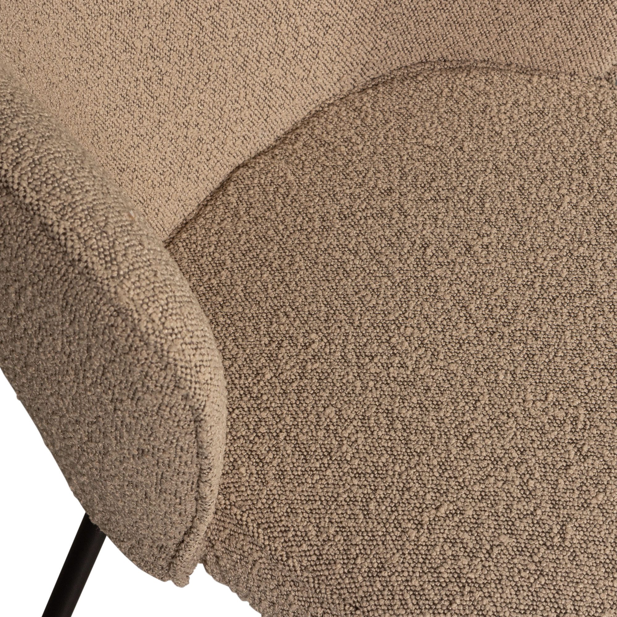 WOOOD Eetkamerstoel ADMITS Gestoffeerde stoel met 4-poots frame, gepolsterd, H 77 cm x B 60 cm (set, 2 stuks)