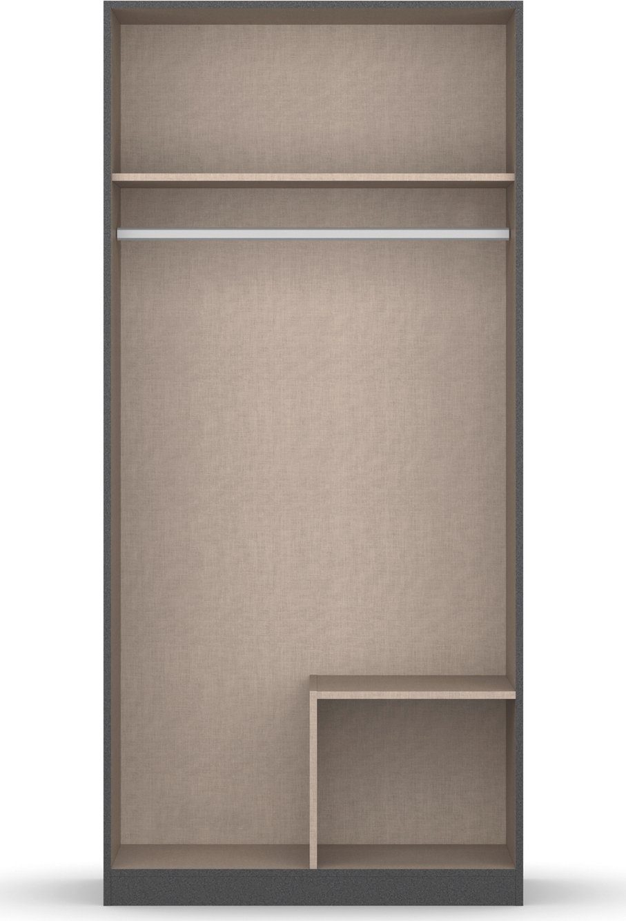 rauch Draaideurkast StyleUp Type eenkleurig met elegante, lange stanggrepen in kastkleur