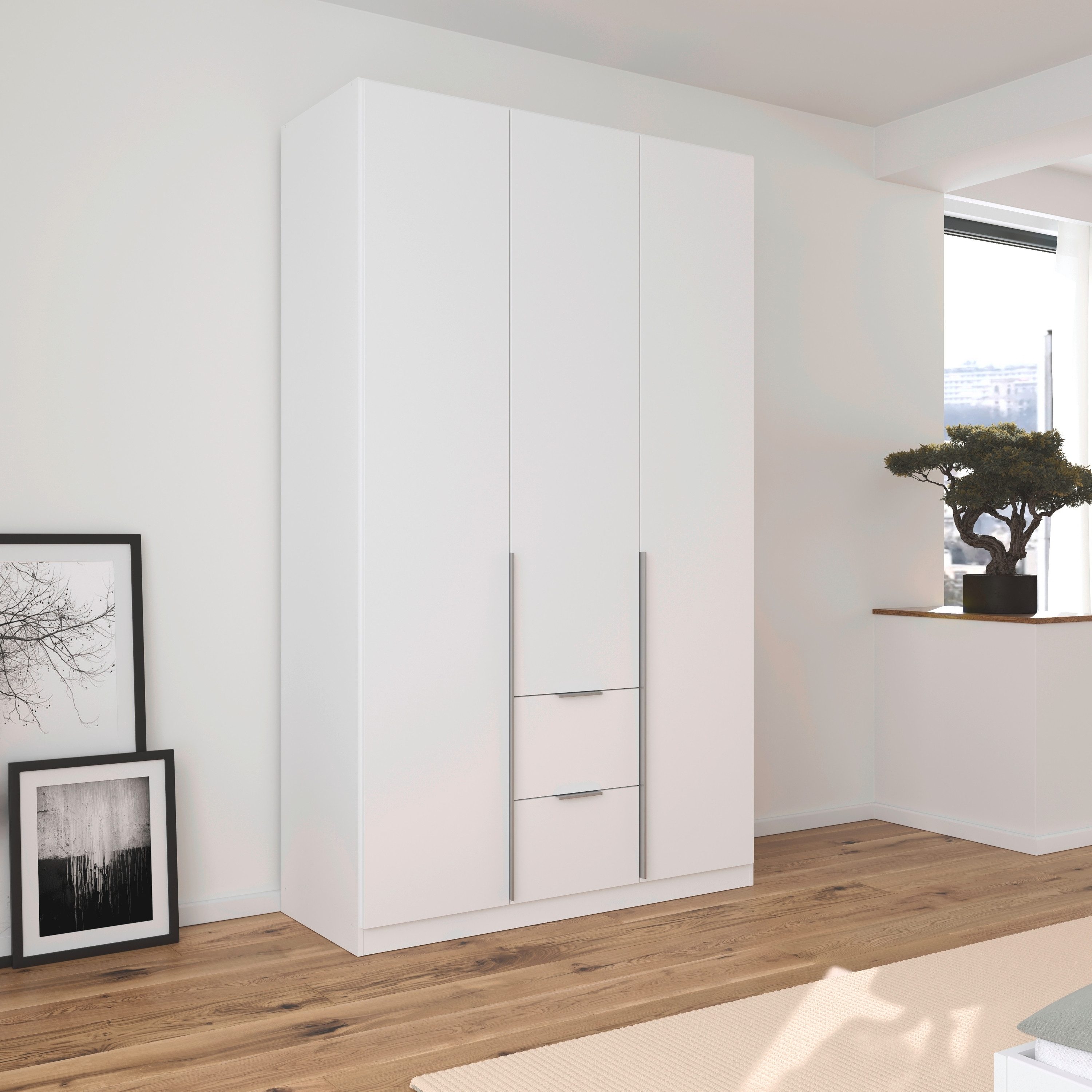 rauch Draaideurkast Kledingkast kast garderobe AGORDO met decor- of hoogglansfront