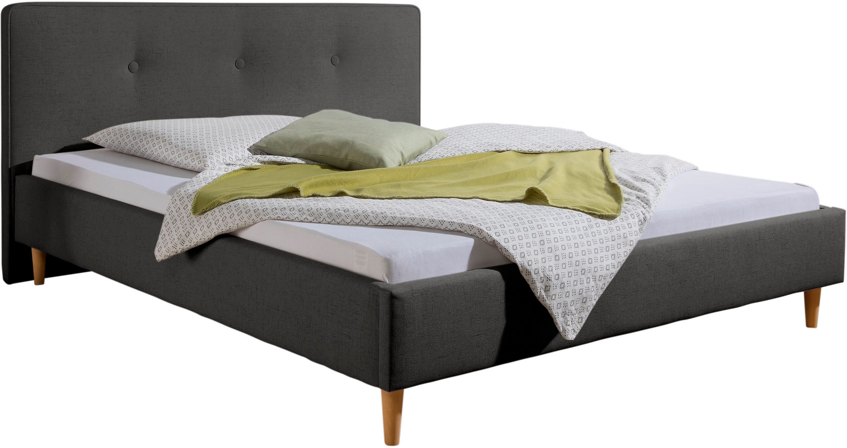 Maintal Gestoffeerd bed Lonepine Zijkanten van het bed zelf te monteren, zonder bedkist