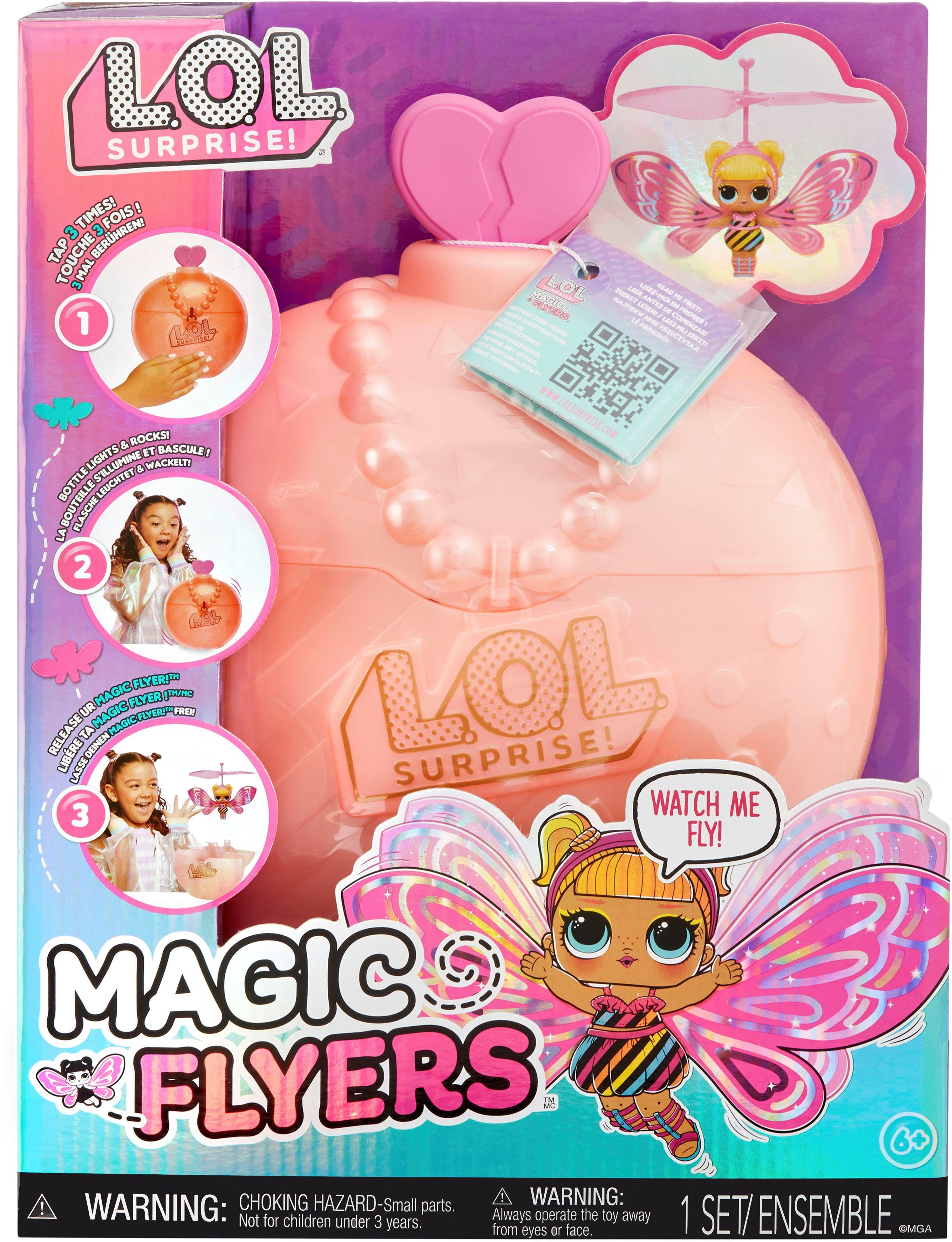 L.O.L. SURPRISE! Mini-pop Magic Flyers - Flutter Star (Pink Wings)