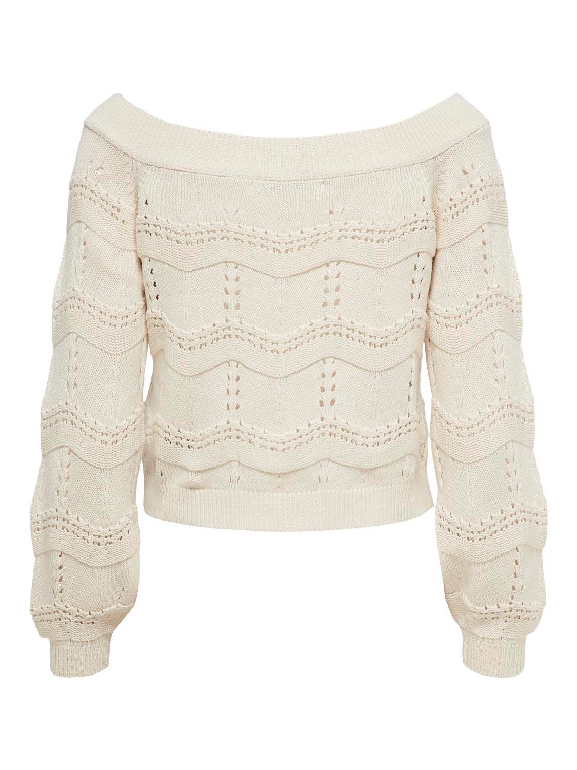 Only Gebreide trui ONLVILDA LIFE L/S PULLOVER KNT NCA