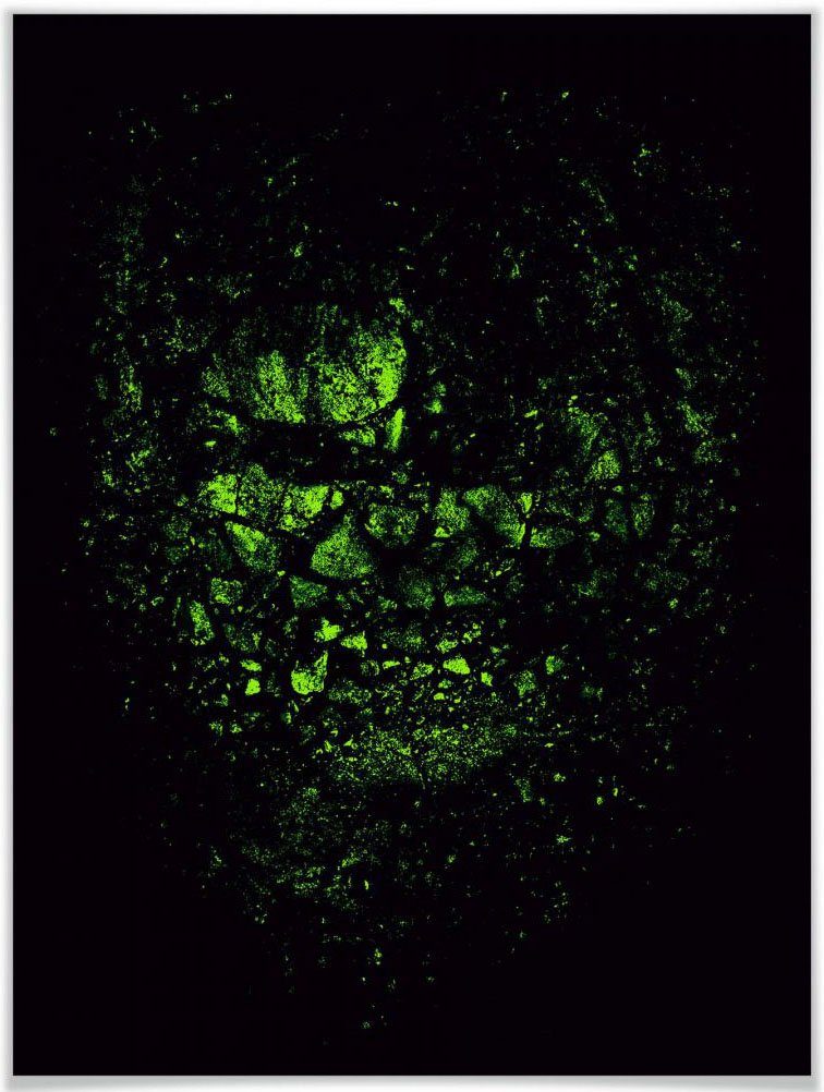 wall-art poster nicebleed marvel hulk artprint (1 stuk) multicolor