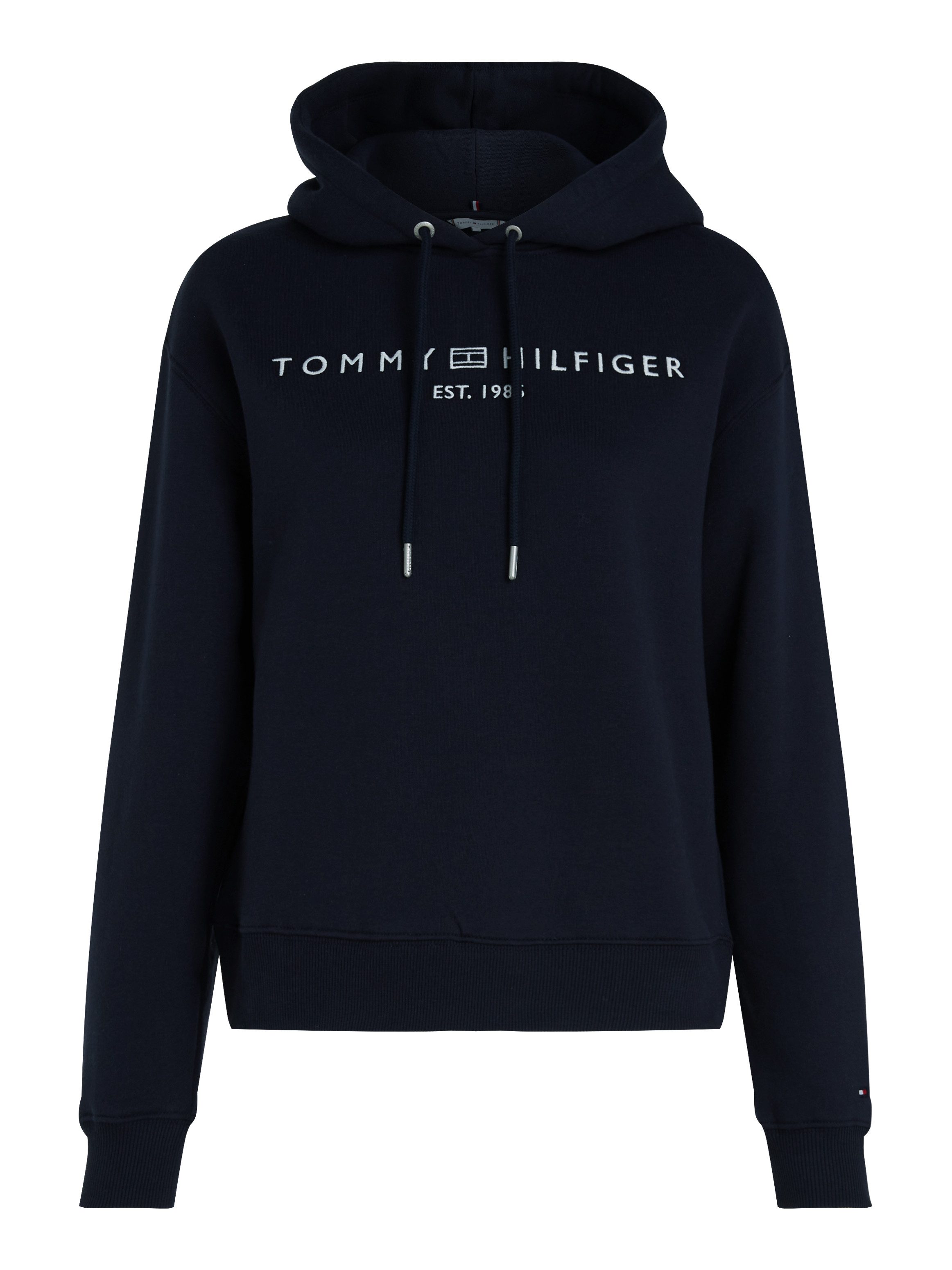 Tommy Hilfiger Hoodie MDRN REG CORP LOGO HOODIE met geborduurd logo-opschrift
