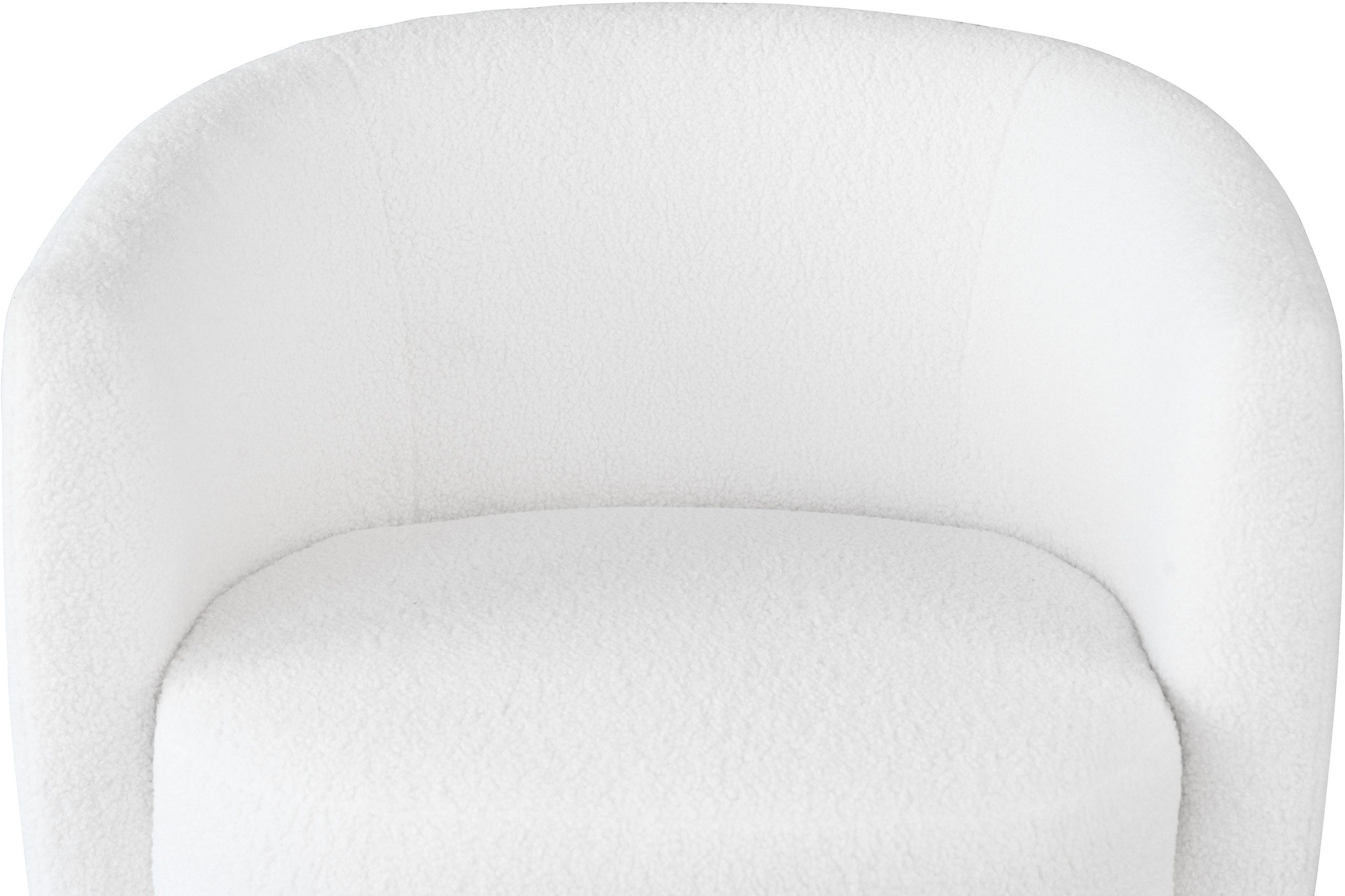 Kayoom Draaibare fauteuil Stoel Aveiro 125, BESTSELLER!, teddystoel, bohem, scandy knuffelzacht teddy-stof, comfortabel gepolsterd, minimalistisch (1 stuk)