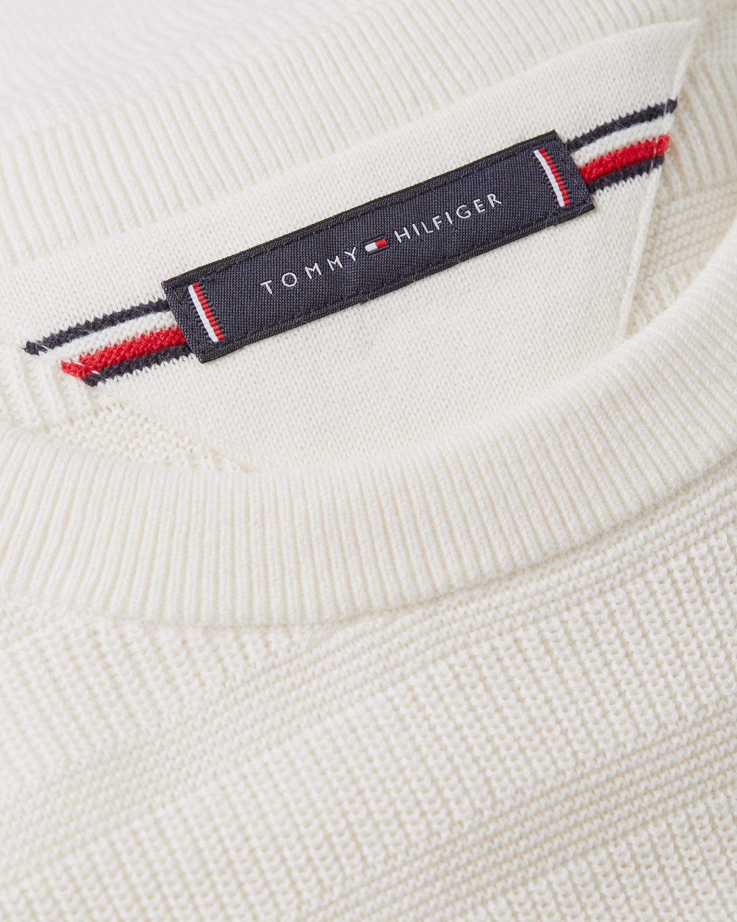 Tommy Hilfiger Trui met ronde hals STRIPE STRUCTURE