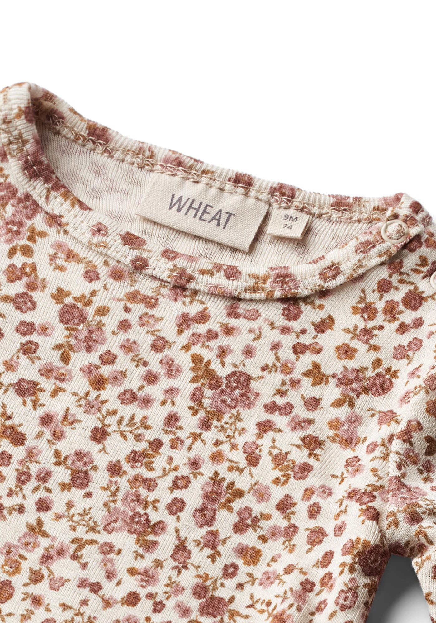 WHEAT Body met lange mouwen Wool Body L/S Lucca van zuivere merinoswol