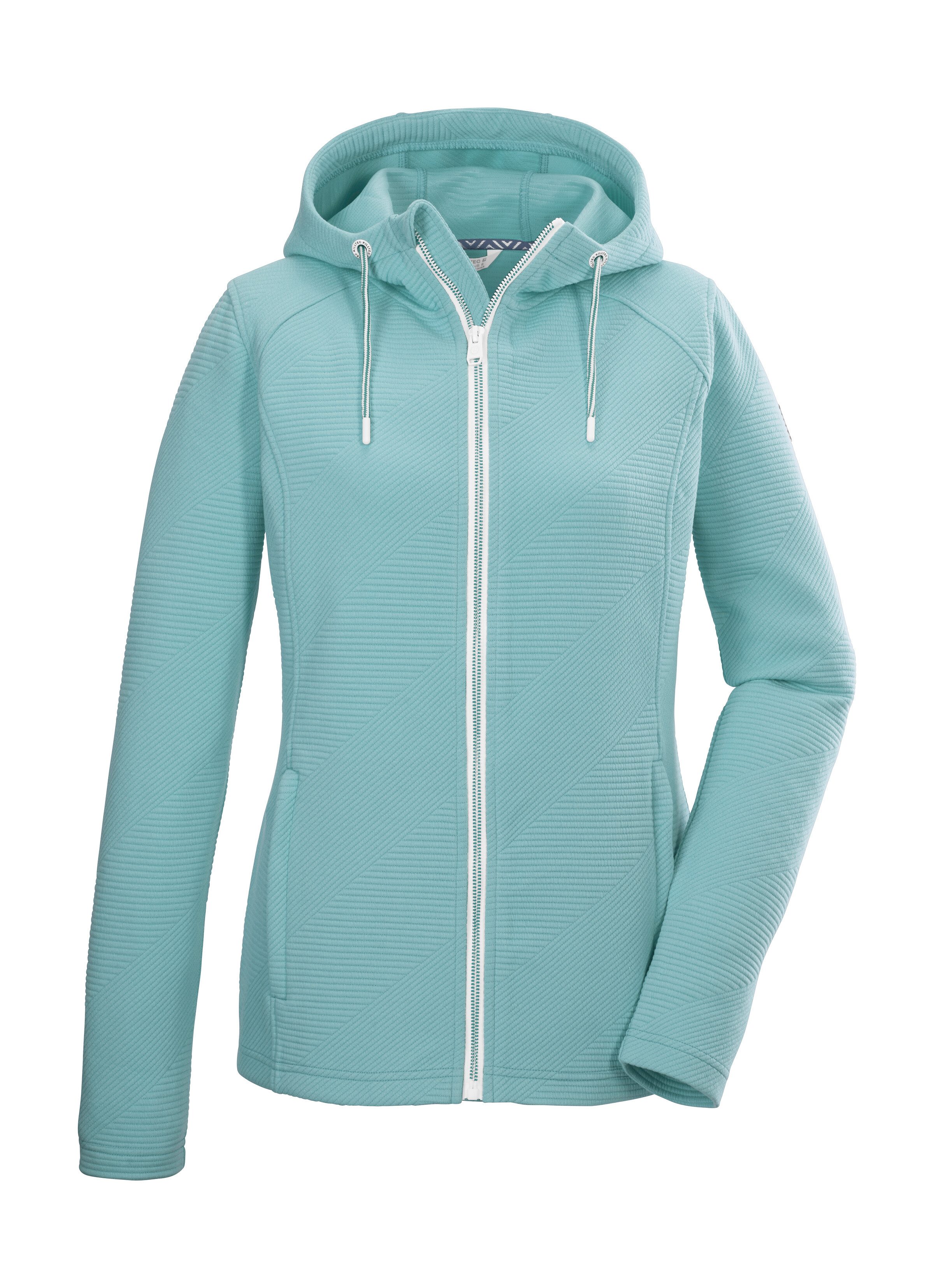 Killtec Vest KOS 33 WMN FLX JCKT Dames powerstretchjack met capuchon, zakken, kinbescherming