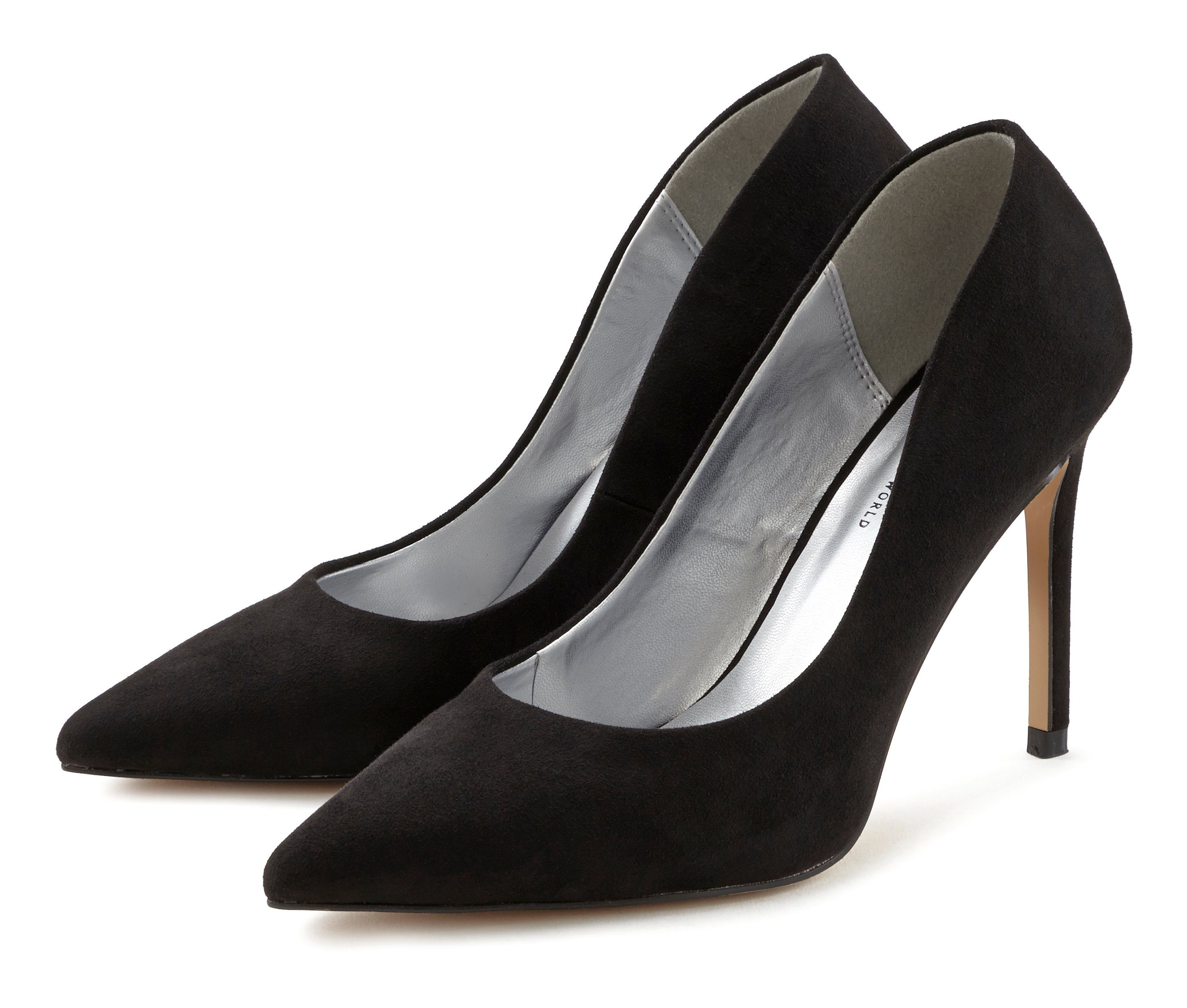 Lascana Highheel-pumps High heel, lage schoen in spitse vorm en modieuze look