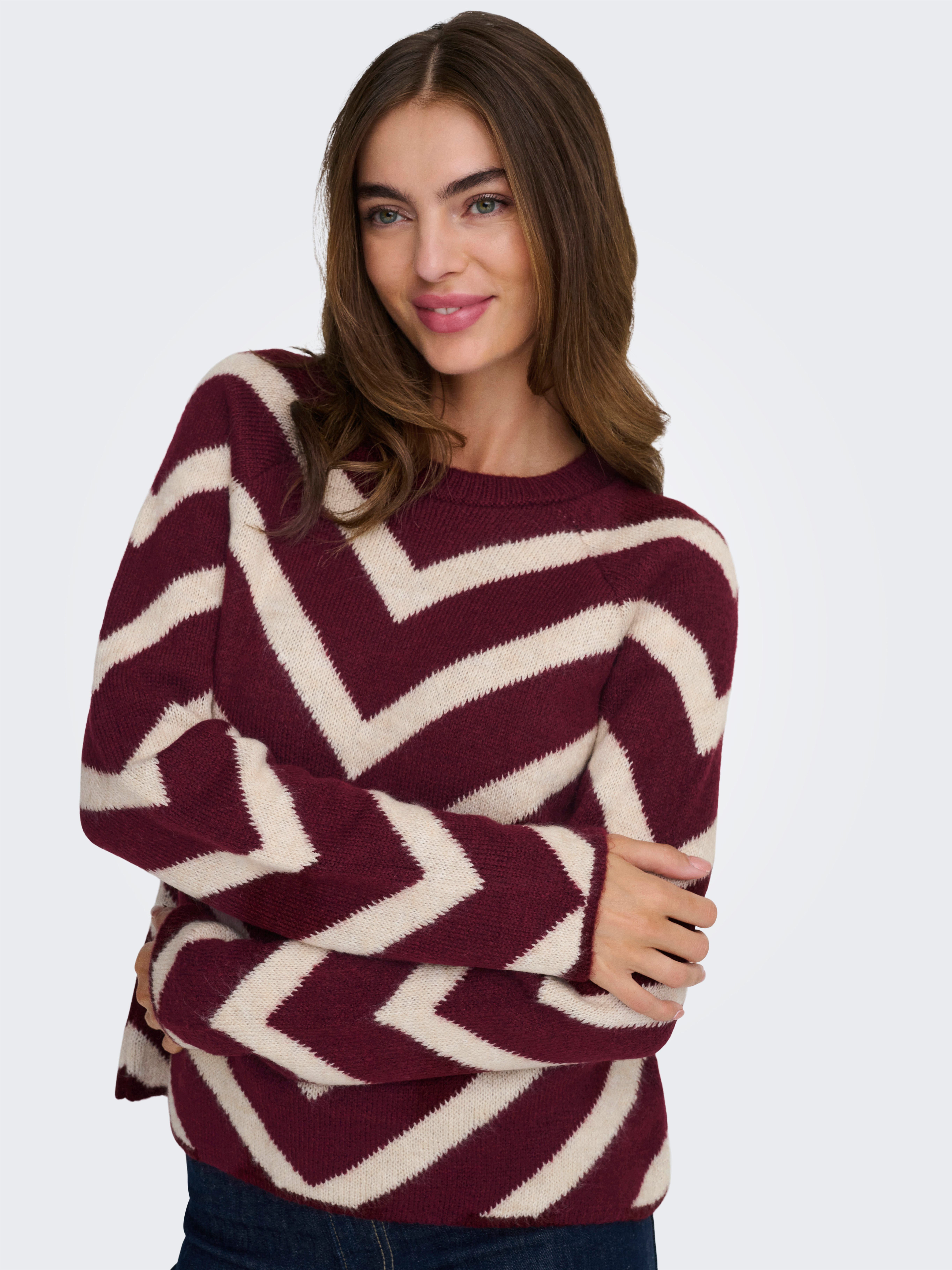 Only Gebreide trui ONLELIZA L/S PULLOVER KNT NOOS