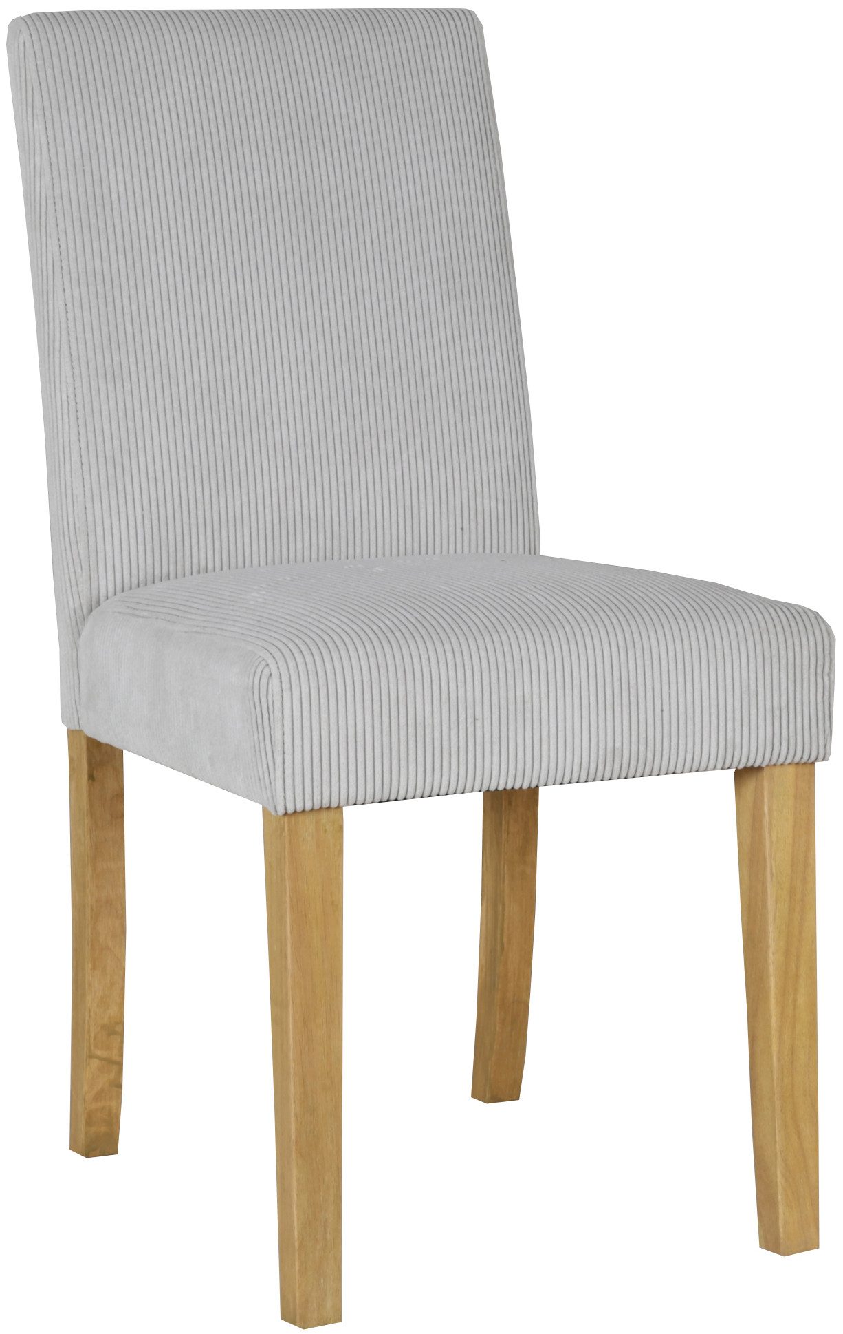 Home affaire Eetkamerstoel Winikon, TOPSELLER! Massief houten frame, moderne cordstof, comfortabel gepolsterd (set)