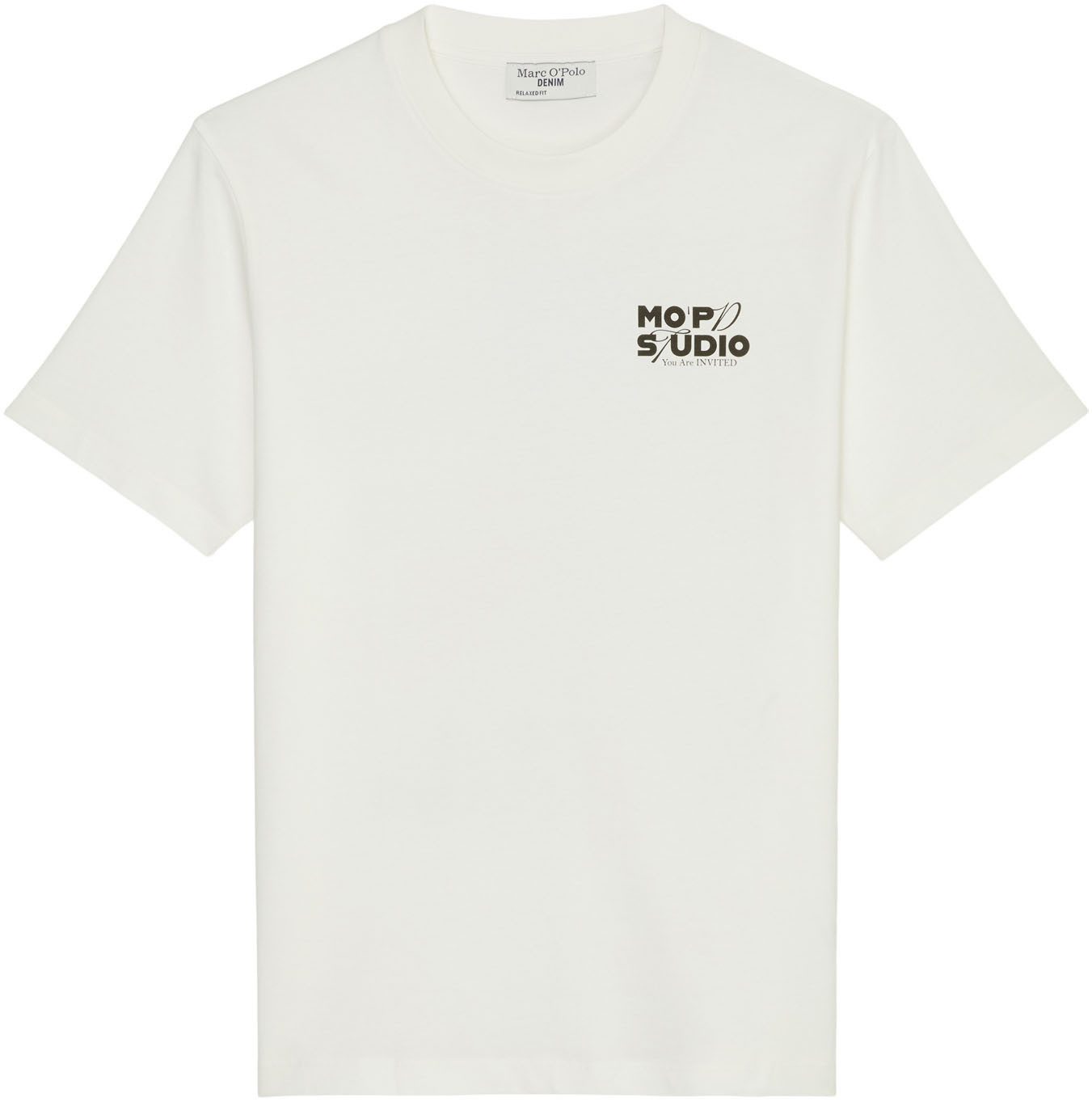 Marc O'Polo DENIM T-shirt met grote print op de rug