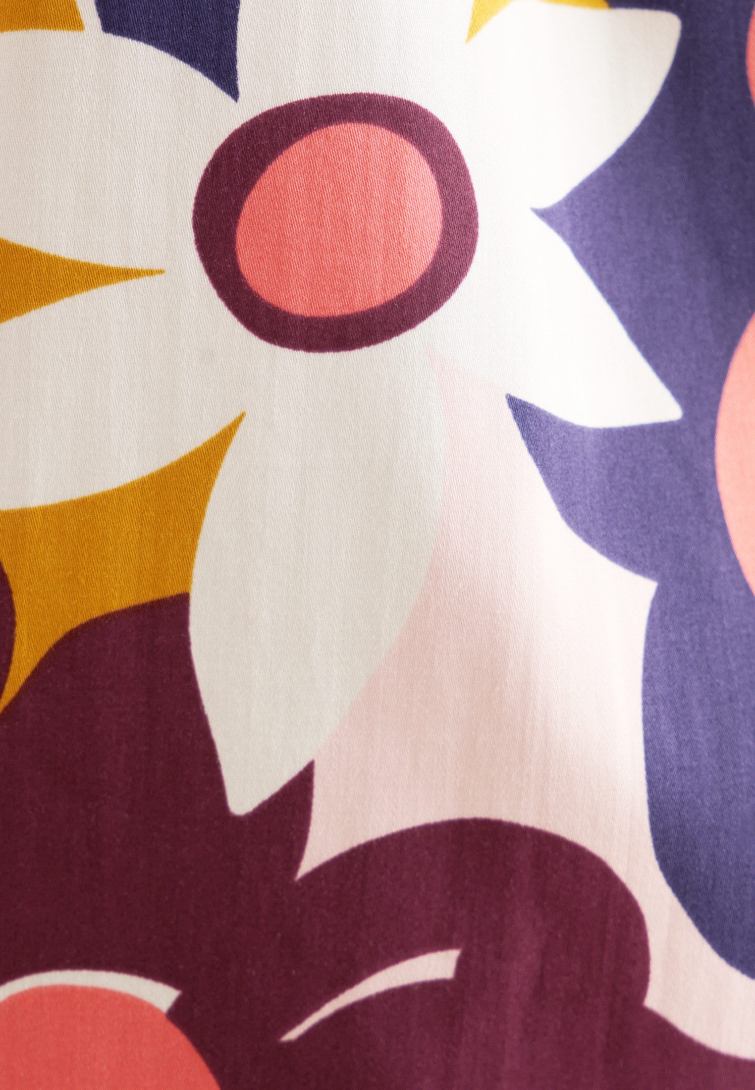 seidensticker Klassieke blouse Zwarte roos Tuniek bloemmotief