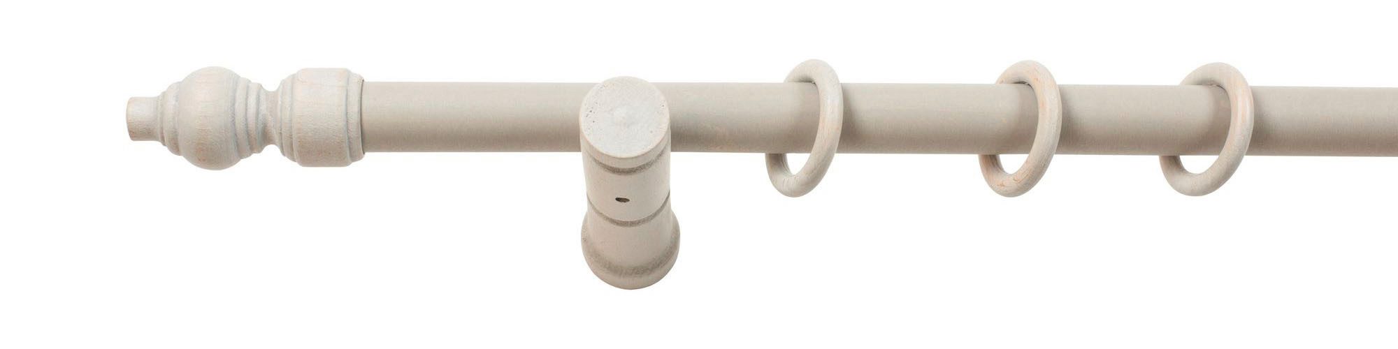 SN DECO GROUP Gordijnroede Filigrano 28 mm, hout, verschillende lengtes en kleuren, compleet set