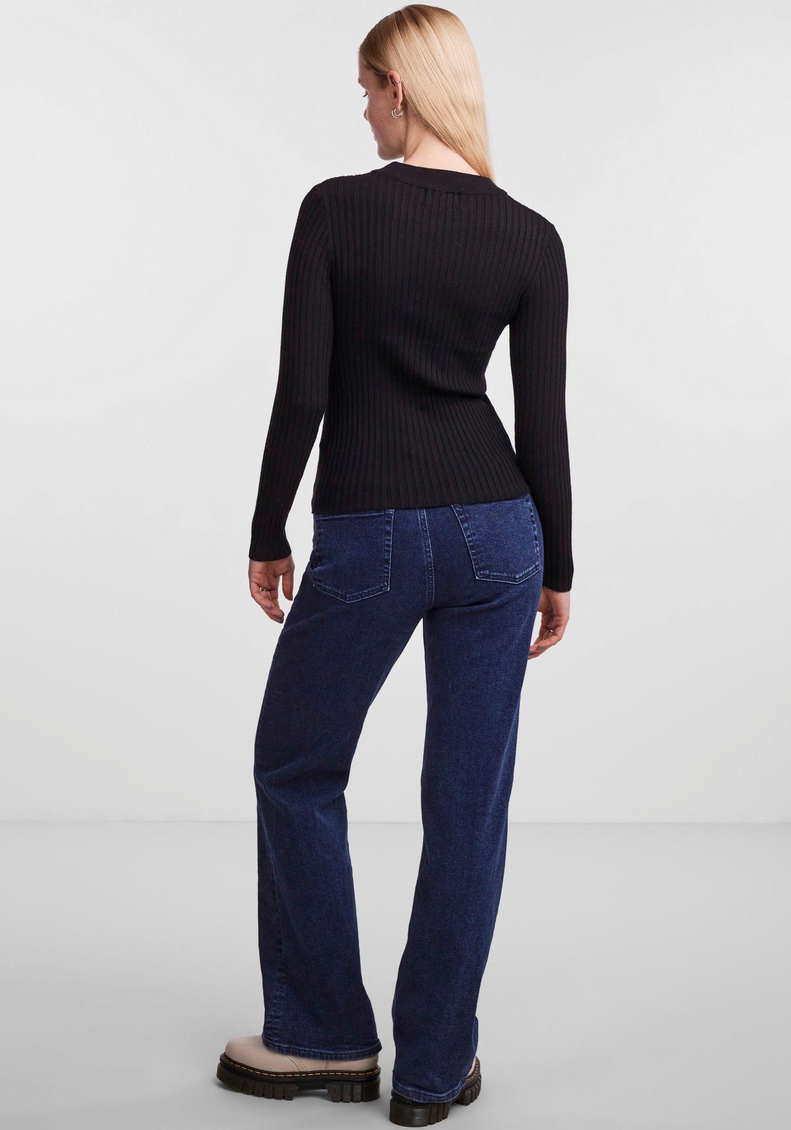 pieces Trui met ronde hals PCCRISTA LS O-NECK KNIT NOOS BC