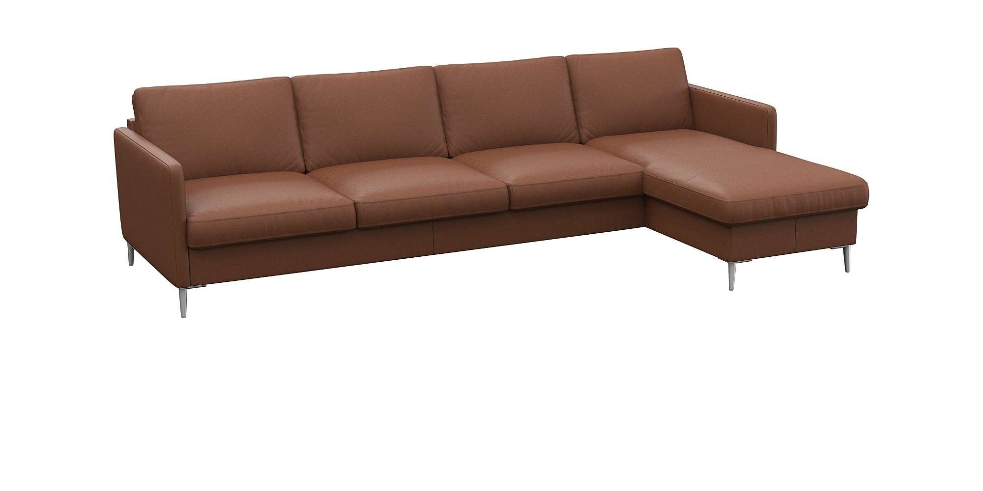 FLEXLUX Hoekbank Fiore, L-vorm, comfortabel en aangenaam door hoogwaardige zitopbouw