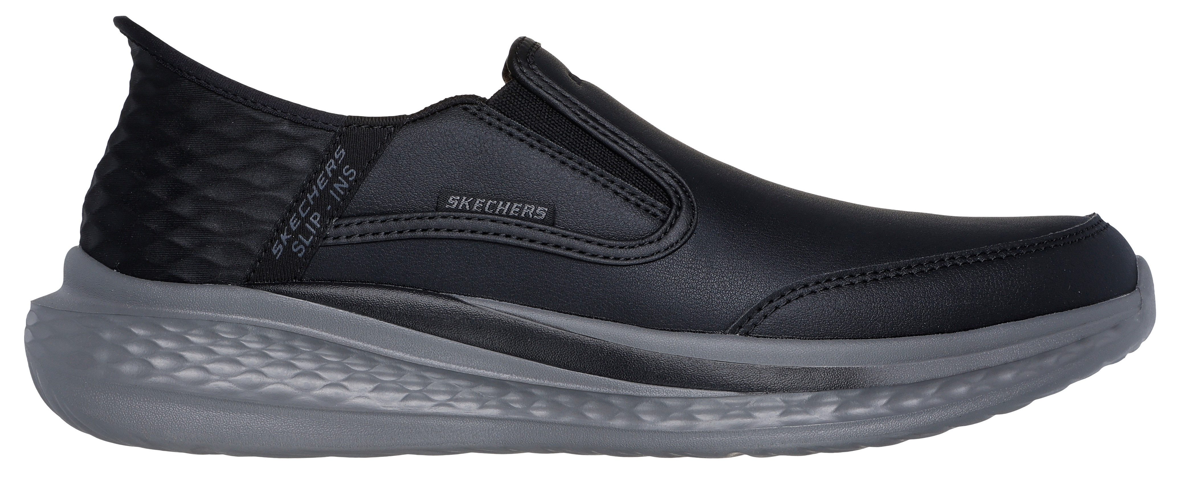 Skechers Slip-on sneakers SLADE- Slippers, vrijetijdsschoen, lage schoen met Goga Mat functie