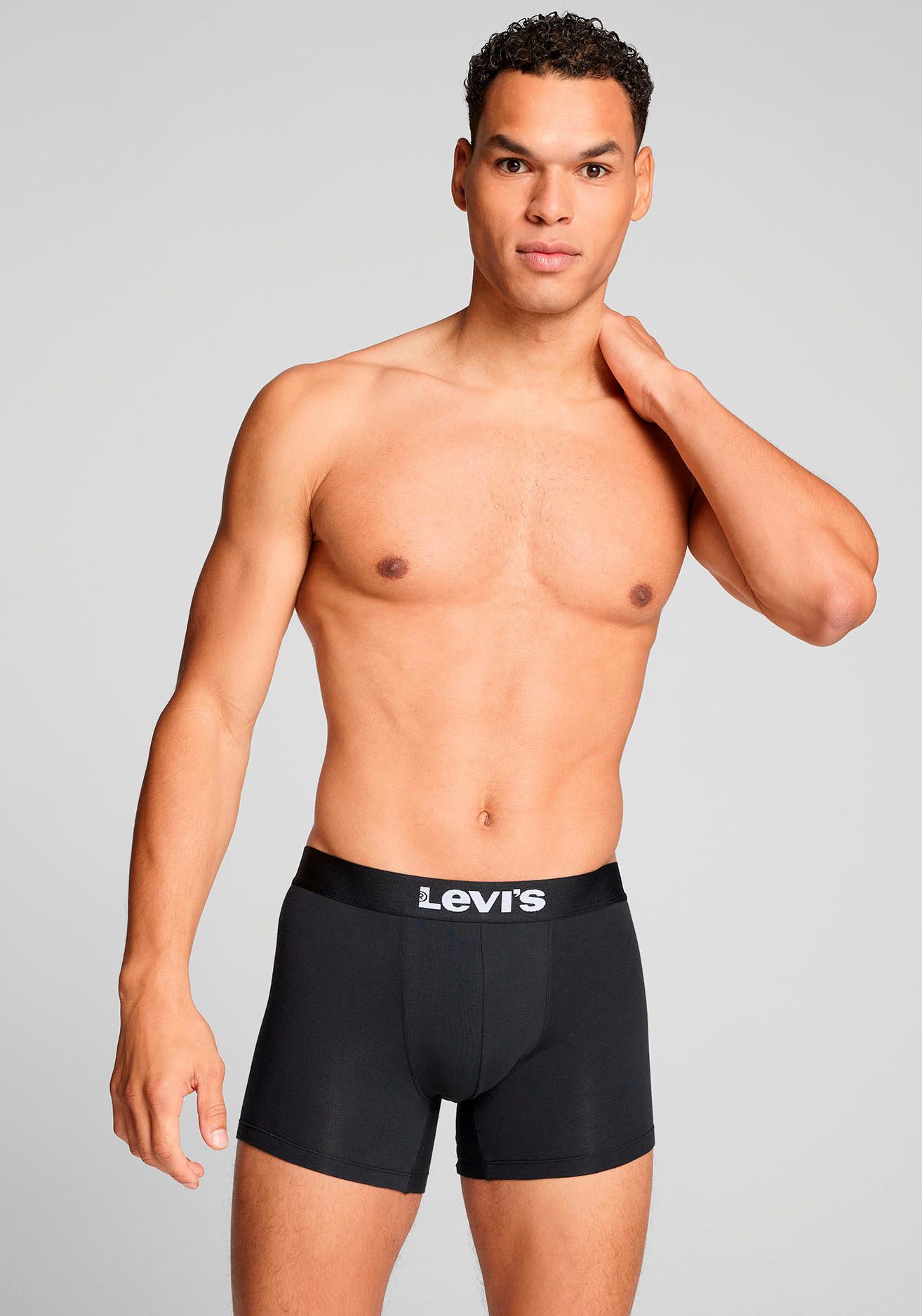 Levi's® Boxershort LEVIS MEN LOGO AOP BOXER BRIEF ORG CO 2P (Set van 2)