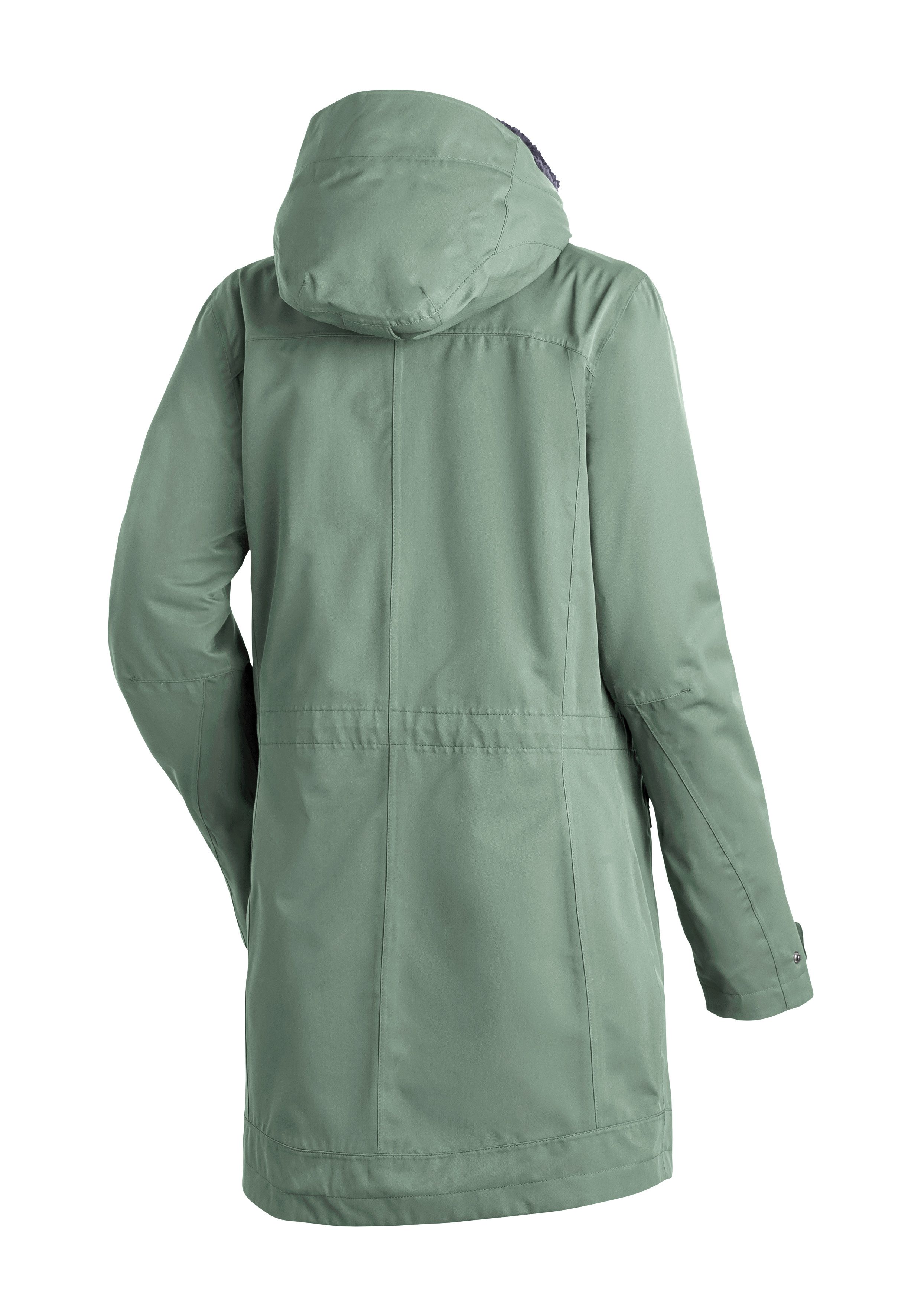 Maier Sports Outdoorjack GERDI Dames wandeljack ademend waterdicht 2-in-1 jack met capuchon