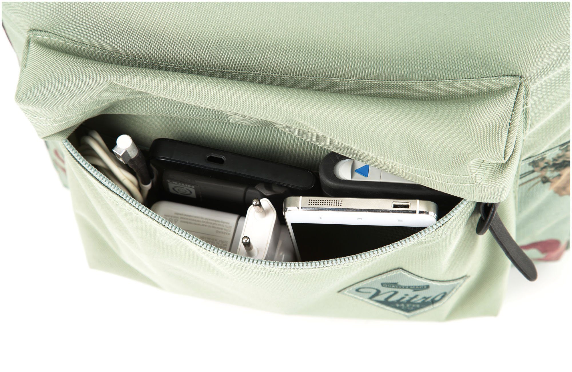 NITRO Vrijetijdsrugzak Urban Classic Daypack met laptopvak, alledaagse rugzak, schoolrugzak